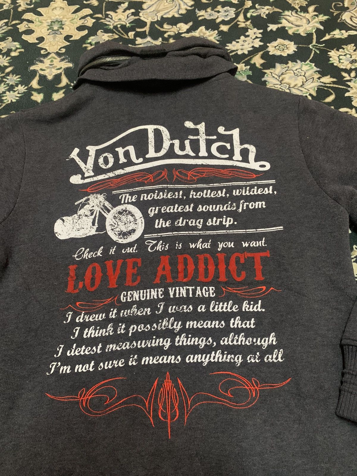 Von Dutch 🔥RARE🔥VON DUTCH LOVE ADDICT NICE BACKHIT Size US M / EU 48-50 / 2 - 12 Thumbnail
