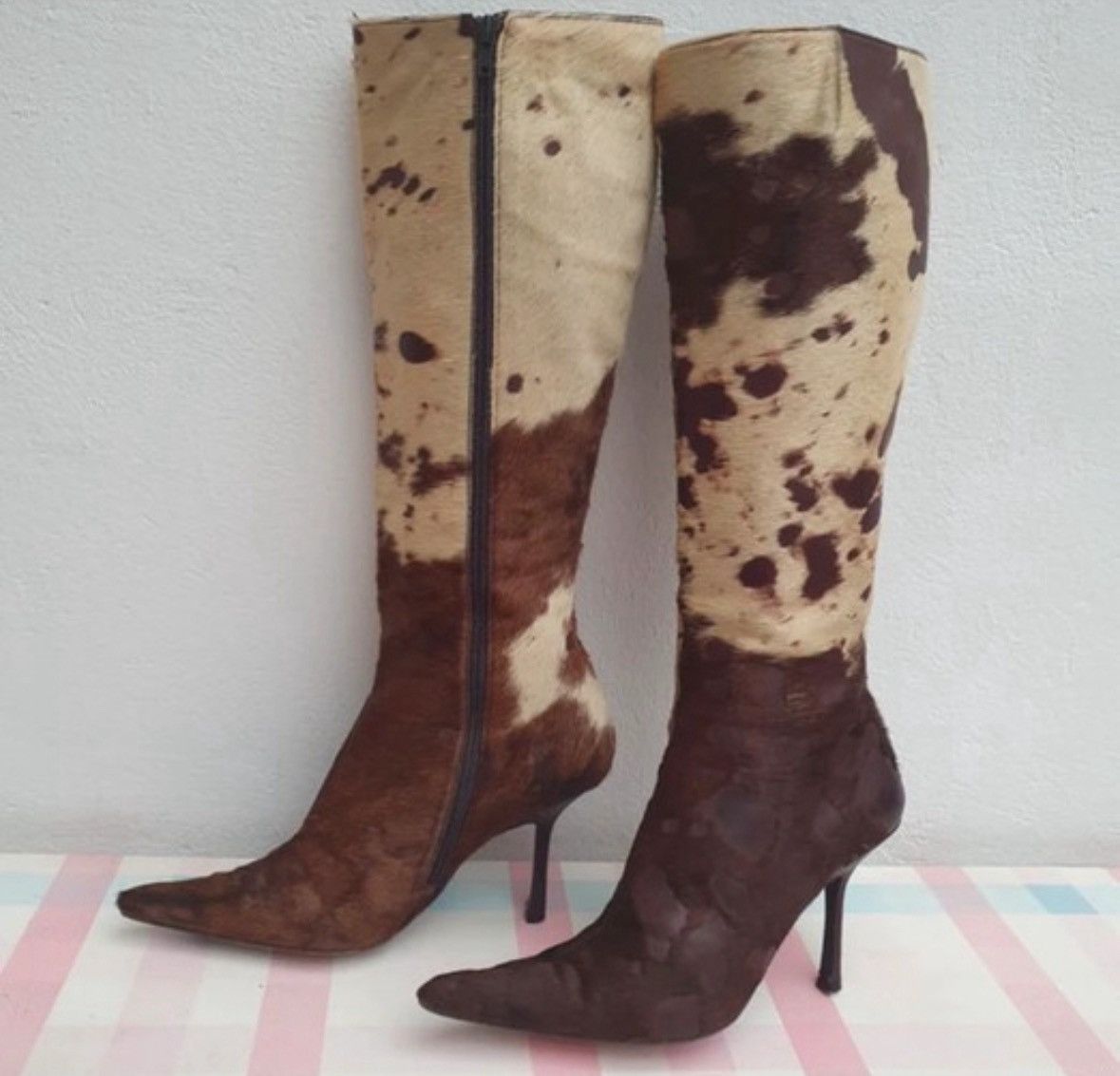 Prada Pura Lopez genuine cow leather crafted boots Size US 8 / IT 38 - 7 Thumbnail