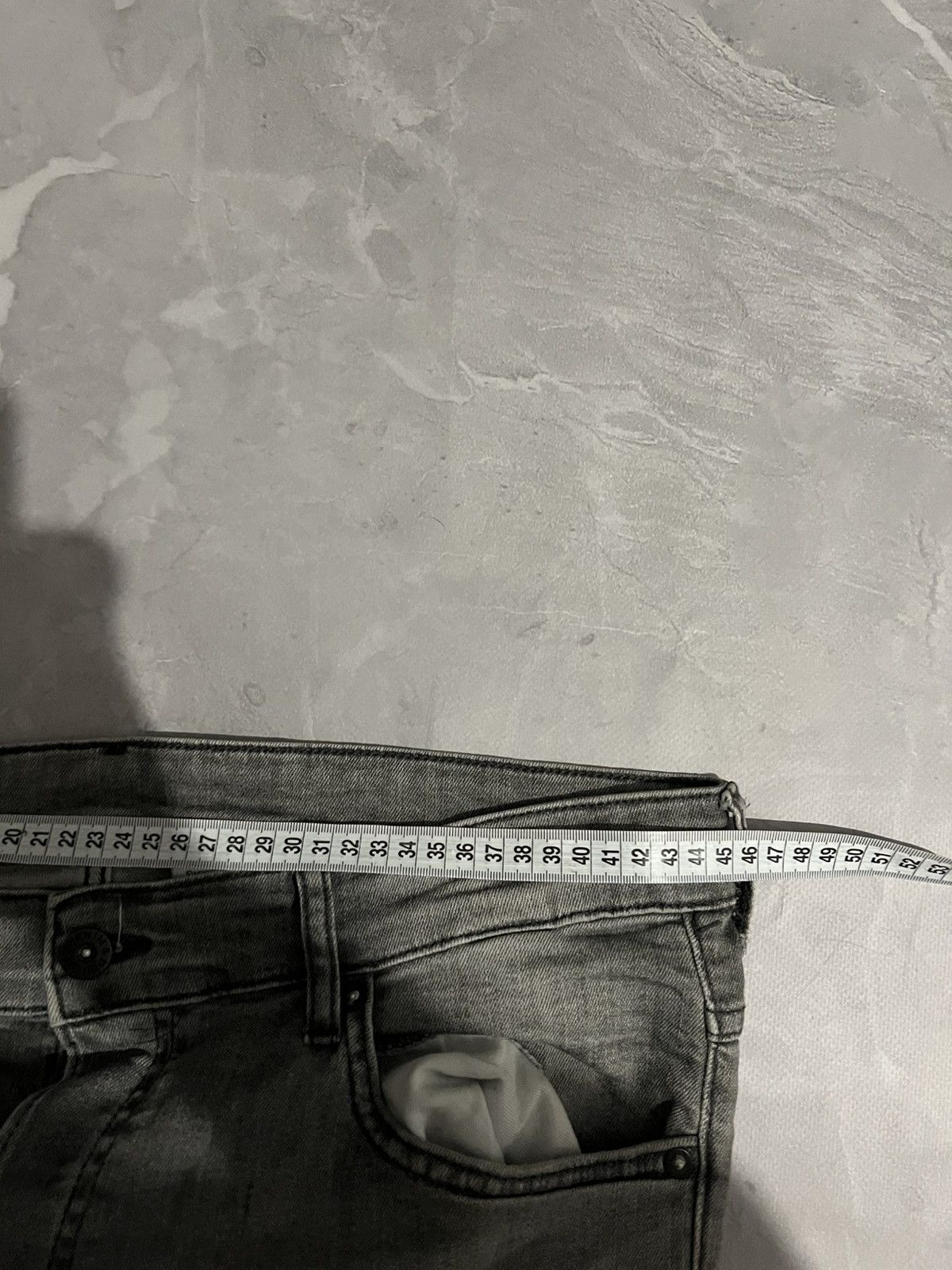 Vintage Skinny Japanese If Six Was Nine Style Jeans Faded 90 Size US 34 / EU 50 - 8 Thumbnail