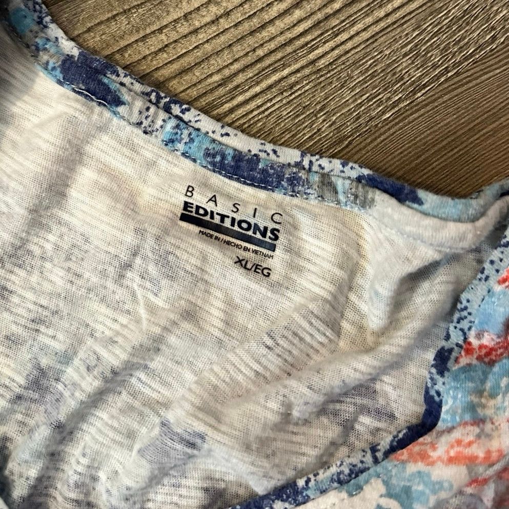 Basic Editions stained basic editions american flag graphic shirt Size XL / US 12-14 / IT 48-50 - 4 Thumbnail