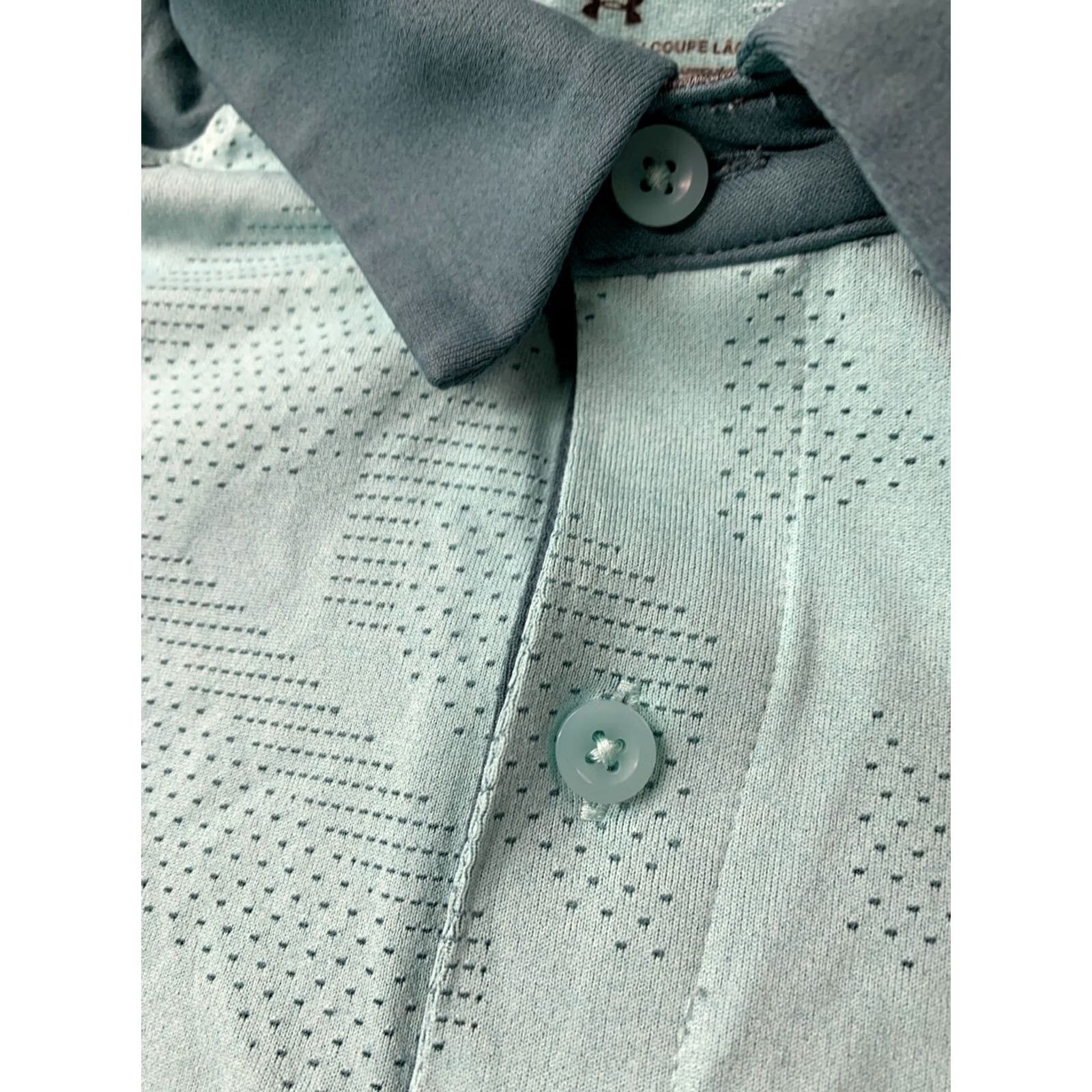 Under Armour UNDER ARMOUR HEATGEAR Polo Shirt Men Small S 2019 Mint and Green Solid Short Sleeve Baselines 100% Polyester Size US S / EU 44-46 / 1 - 4 Thumbnail
