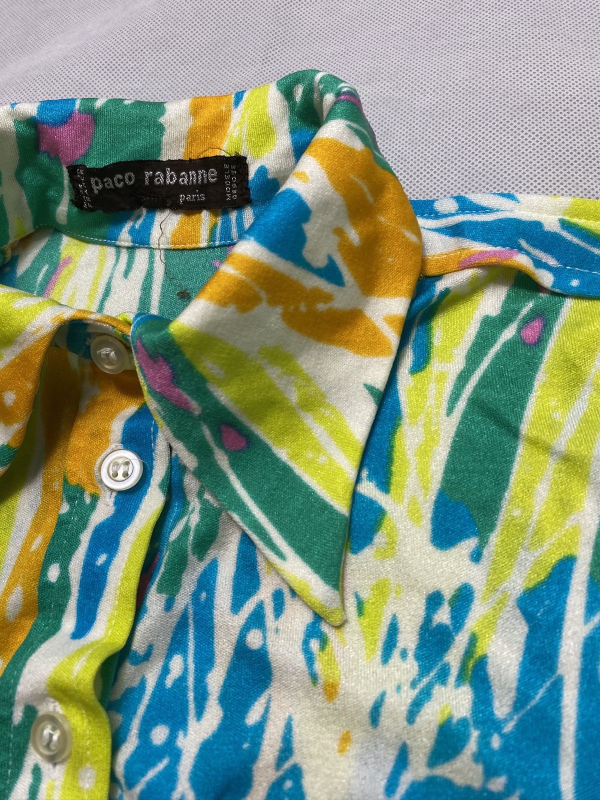 Paco Rabanne Paco Rabanne very rare vintage top tshirt polo 90s designer Size M / US 6-8 / IT 42-44 - 4 Thumbnail
