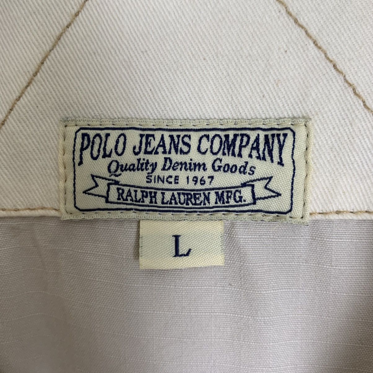 Polo Ralph Lauren × Vintage Polo Jeans Company Ralph Lauren Hoodie Jacket Denim Jacket Size US L / EU 52-54 / 3 - 14 Thumbnail