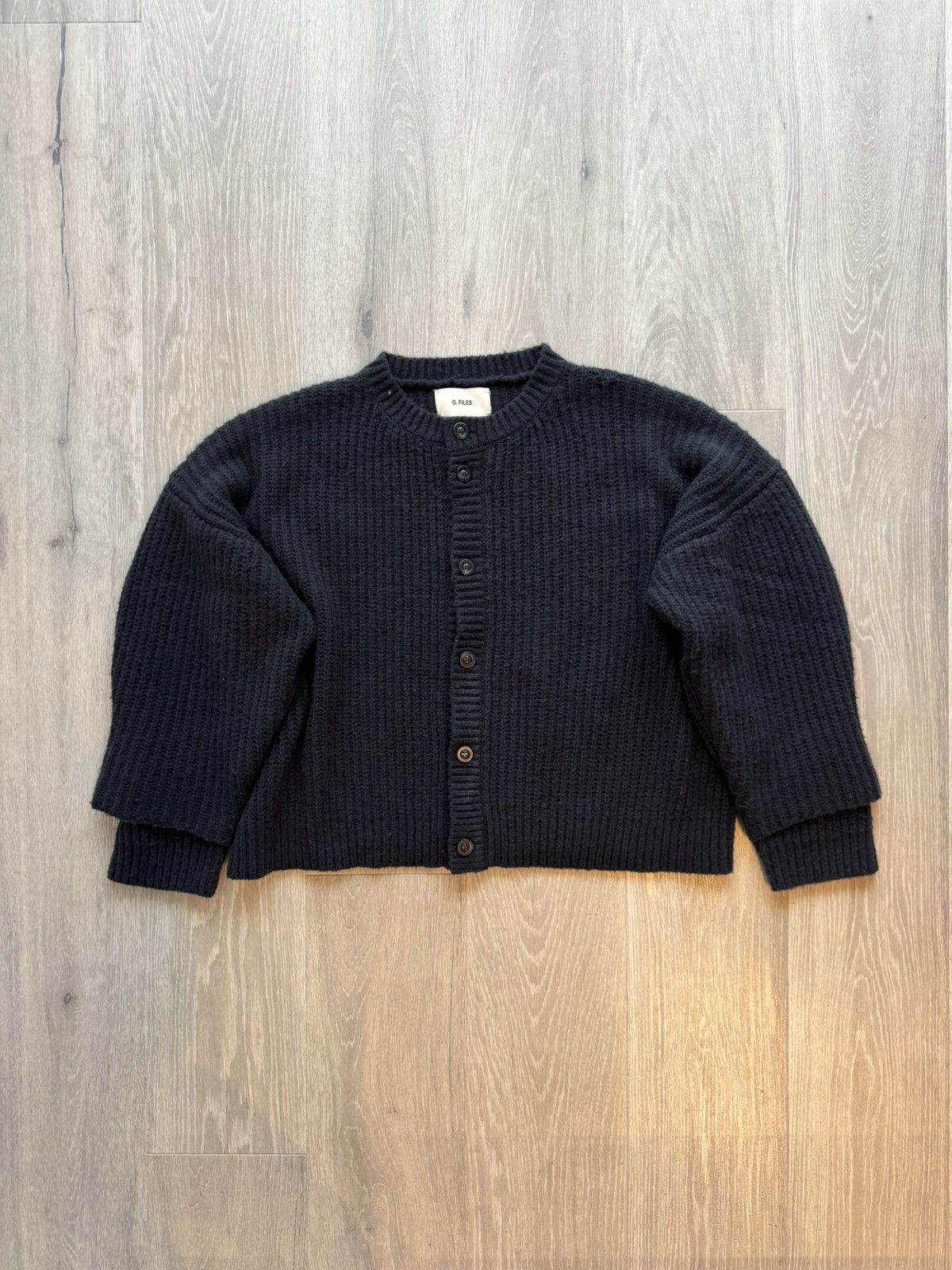 Ojardorf O. FILES Black Interlaced Cardigan Size US L / EU 52-54 / 3 - 1 Thumbnail