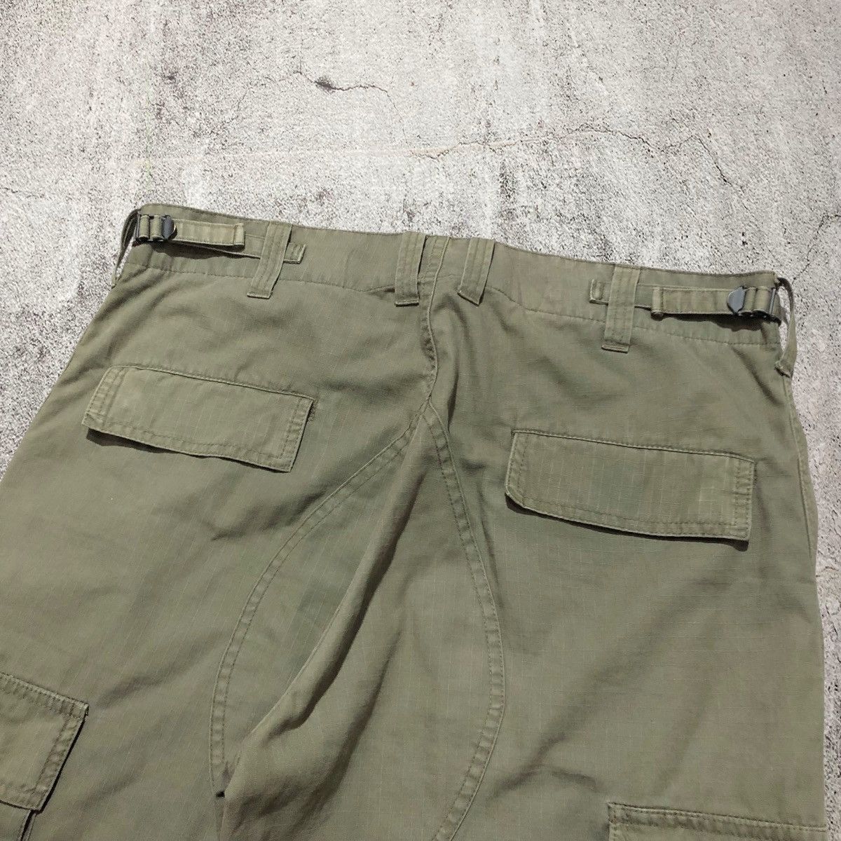 Wtaps 🇯🇵 2000s Wtaps Trousers Cotton Ripstop Cargo Pants Green Army Size US 34 / EU 50 - 11 Thumbnail