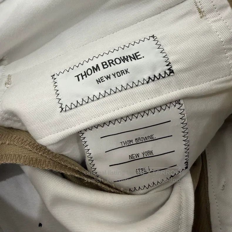 Thom Browne Thom Browne size 1 Multicolor Khaki Dress Pants Size 40R - 4 Thumbnail