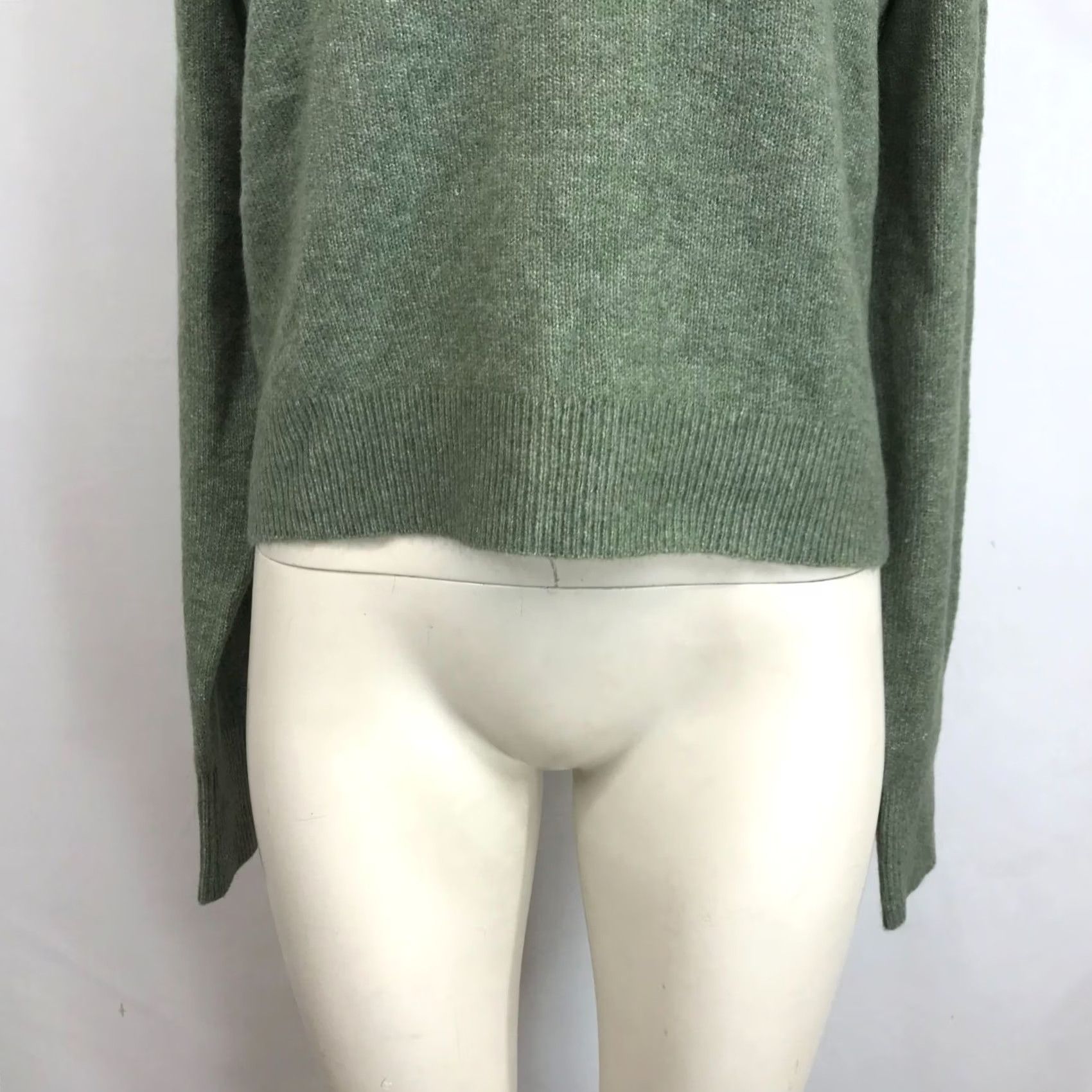 Vintage AERIE GREEN Sweater Womens Small Long Sleeve Round Neck Pullover Size S / US 4 / IT 40 - 3 Thumbnail