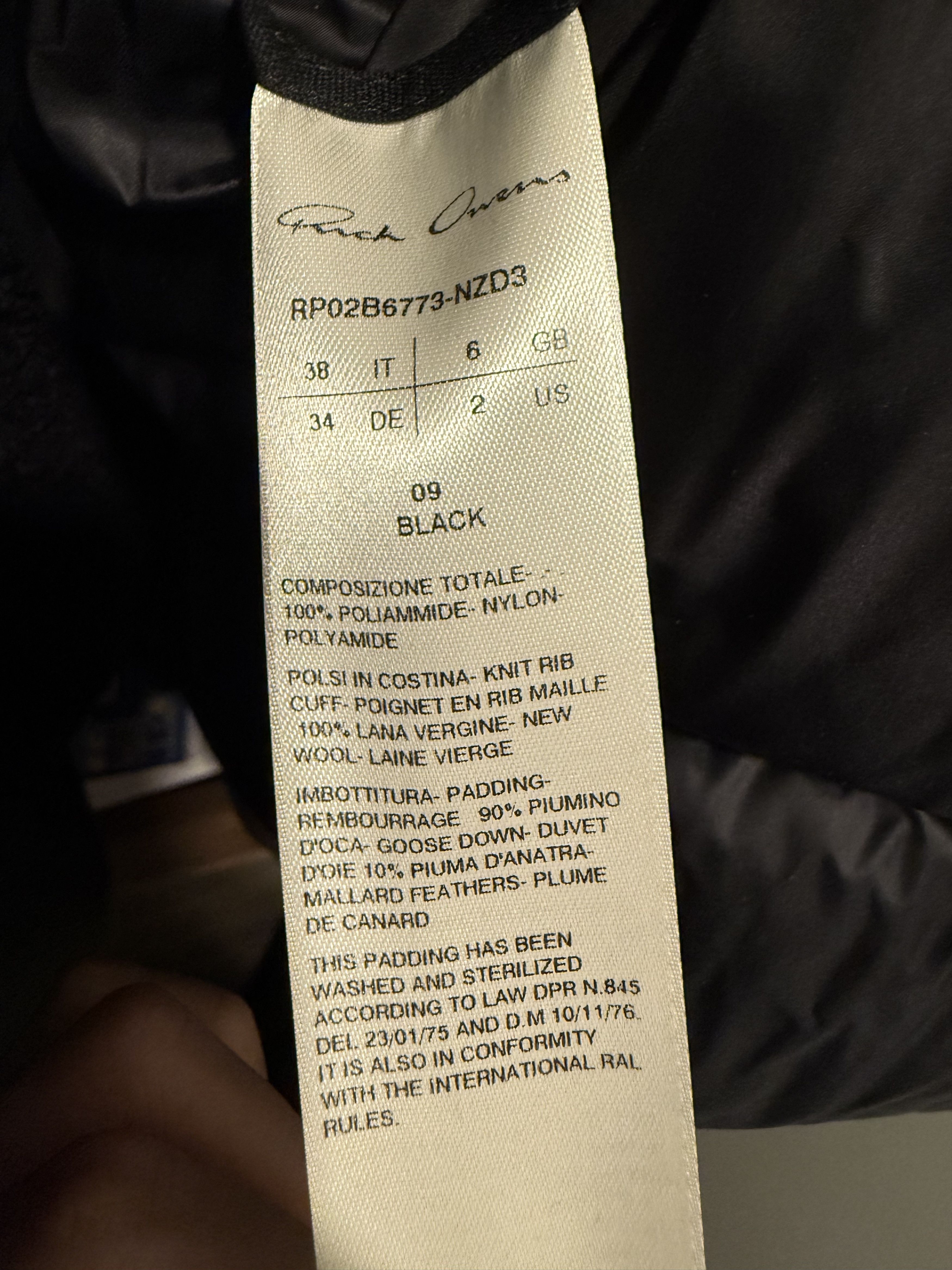 Rick Owens Rick Owens Down Jacket Size XS / US 0-2 / IT 36-38 - 4 Thumbnail
