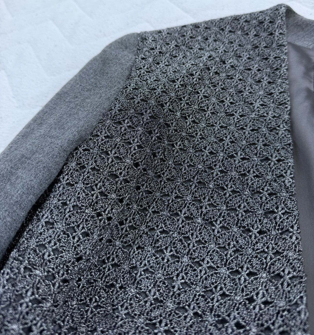 Fendi Luxury Vintage Fendi 365 Metallic Knit Blazer Made In Italy Size S / US 4 / IT 40 - 6 Thumbnail
