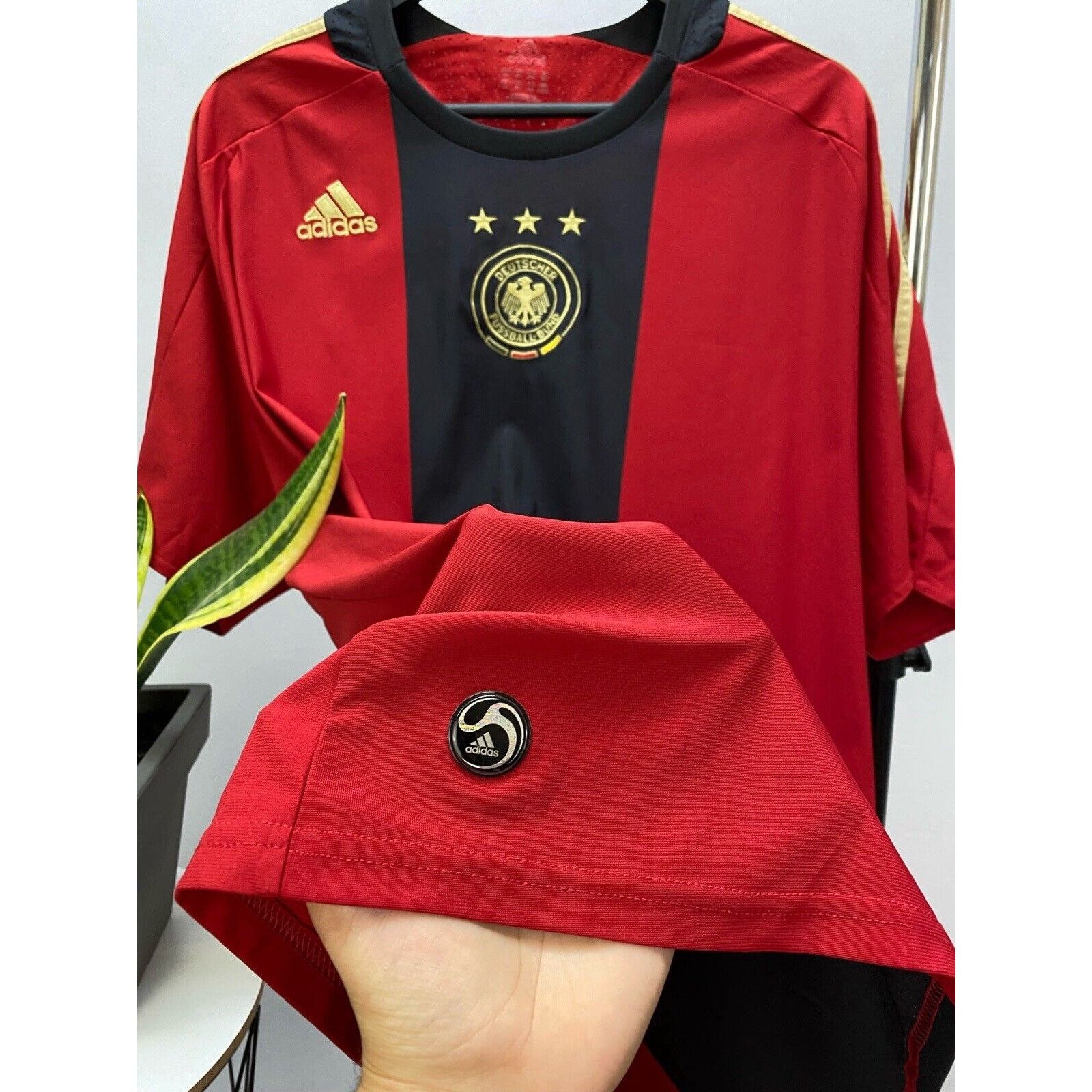 Adidas × Vintage Vintage Germany National 2008 Y2k Blokecore Football Shirt Size US XL / EU 56 / 4 - 11 Thumbnail