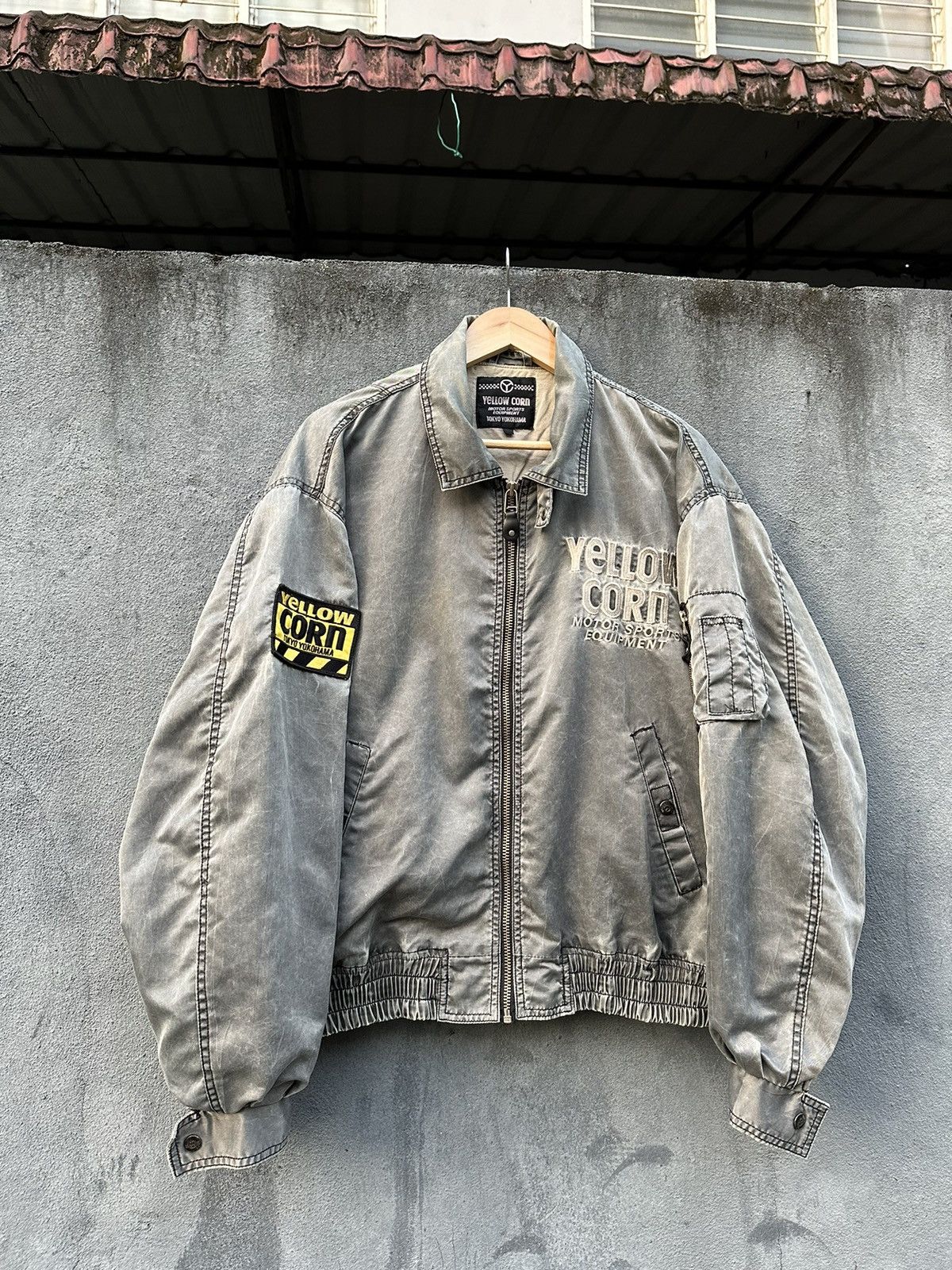 YELLOW CORN 👹Vintage Yellow Corn Sledge Hammer Bomber Jacket Size US L / EU 52-54 / 3 - 11 Thumbnail