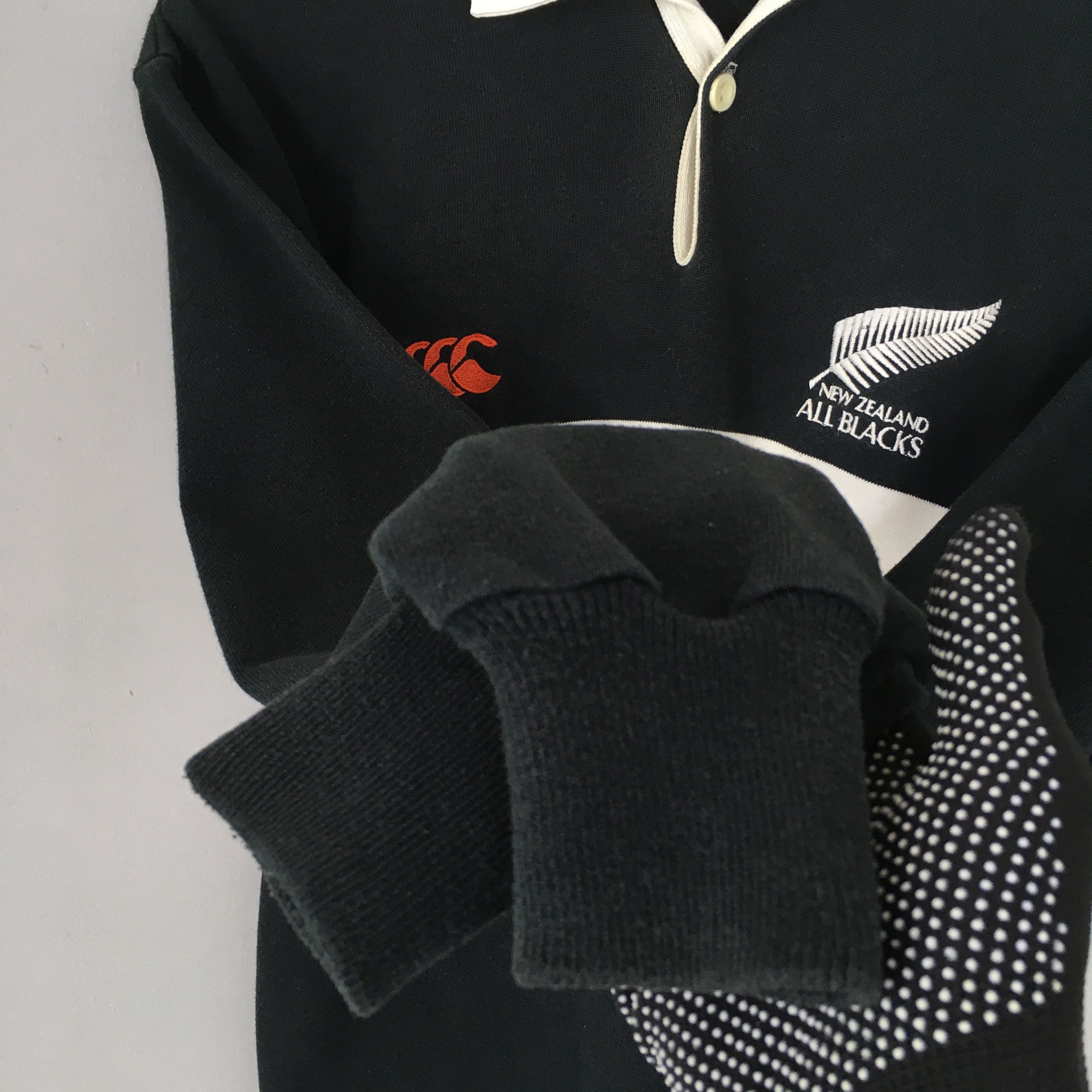 All Blacks Vintage Canterbury Of New Zealand All Blacks Rugby Shirt Size US S / EU 44-46 / 1 - 4 Thumbnail
