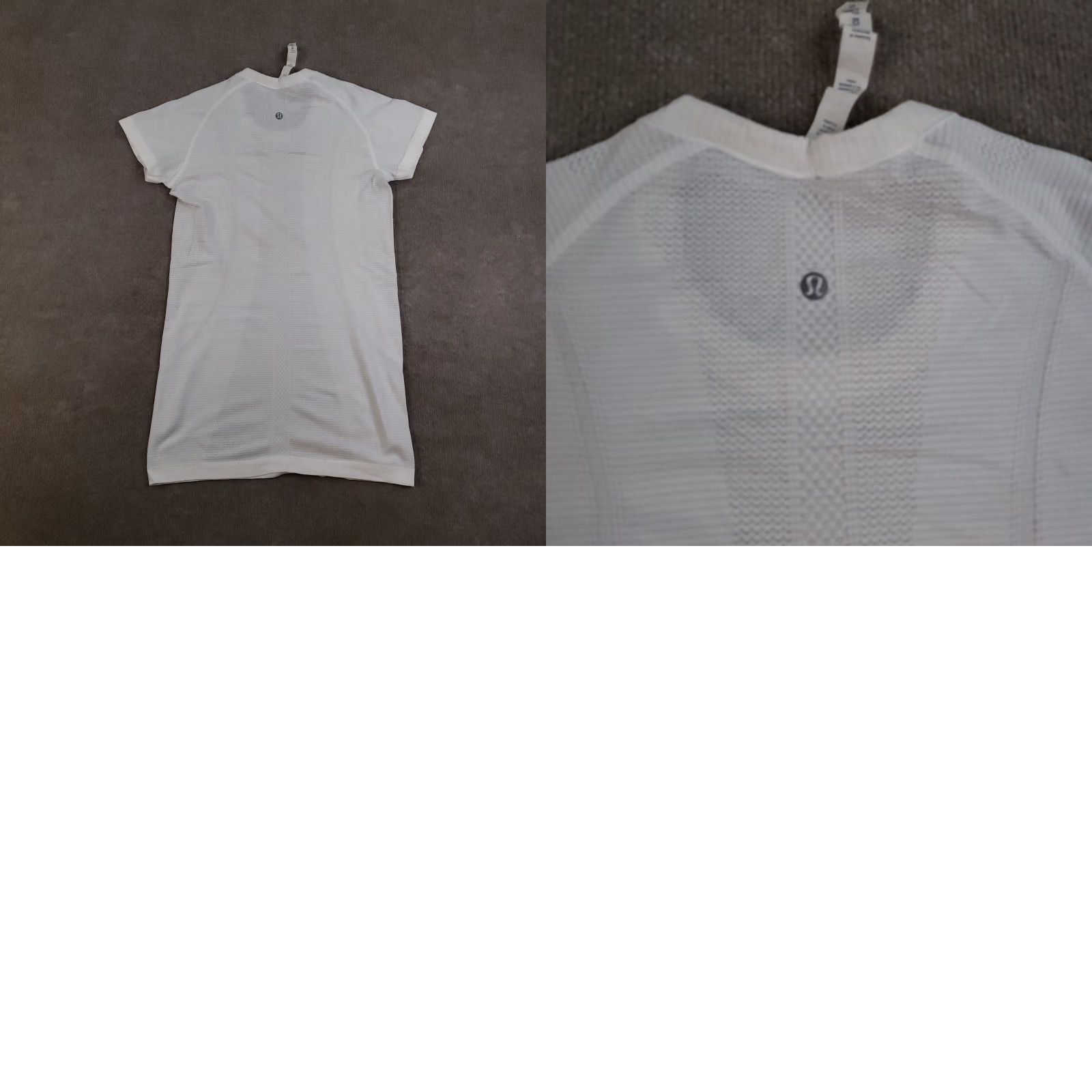 Lululemon Lululemon Shirt Womens 6 White Seamless Silverescent Athletic Tee Running Top Shirt Womens 6 White Seamless Silverescent Athletic Tee Running Top Size M / US 6-8 / IT 42-44 - 8 Thumbnail