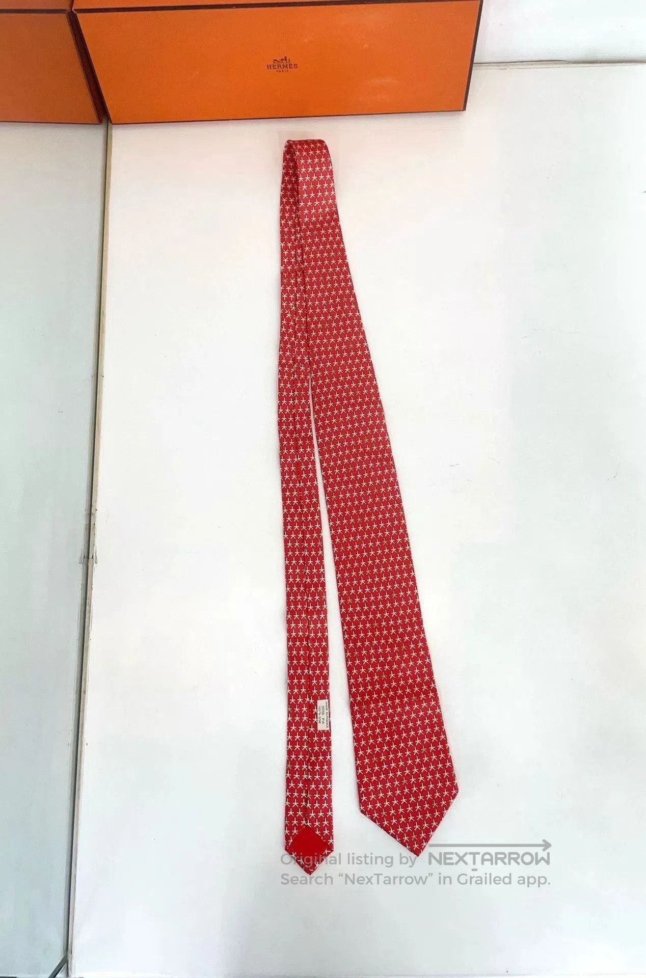 Hermes Hermes Limited Men's Silk Tie. Size ONE SIZE - 1 Thumbnail