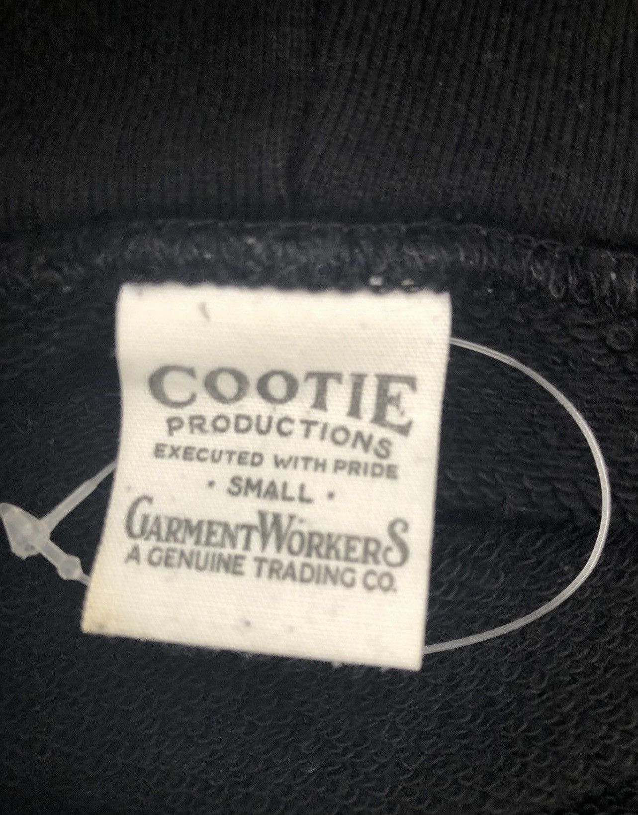 Japanese Brand Cootie Japan Garment Workers Spell Out Black Hoodie Size US S / EU 44-46 / 1 - 13 Thumbnail