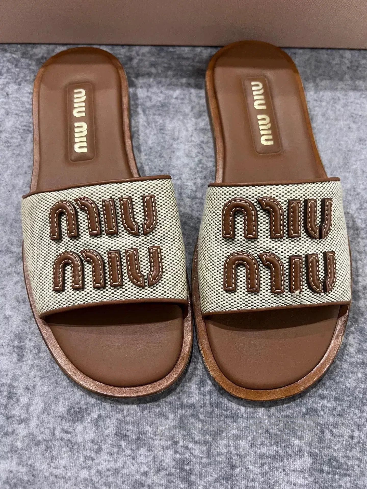 Miu Miu Miumiu New Woven Sandals. Size US 5.5 / IT 35.5 - 2 Thumbnail