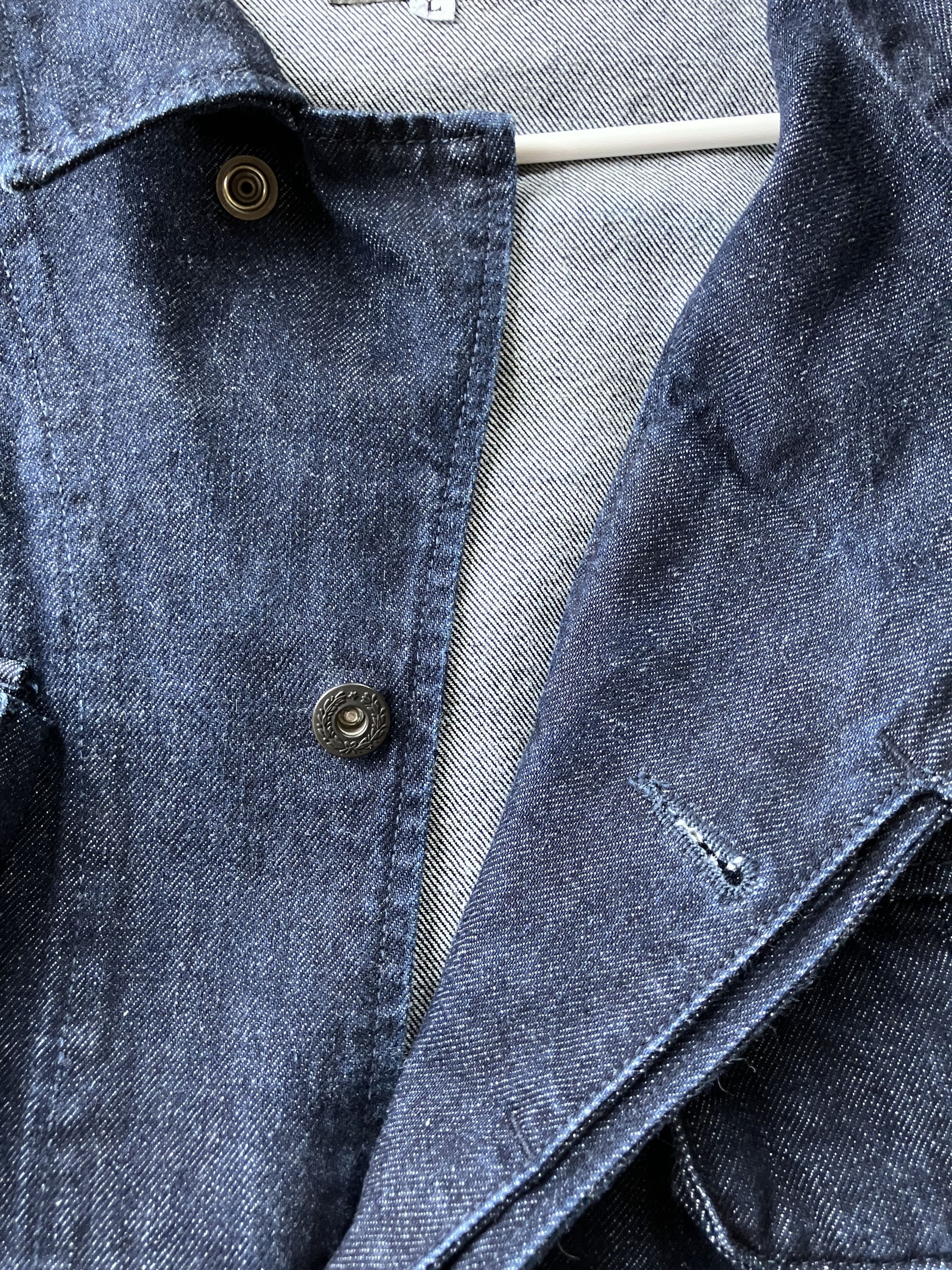 Momotaro Jeans Jungle Fatigue Denim Jacket Size US L / EU 52-54 / 3 - 4 Thumbnail