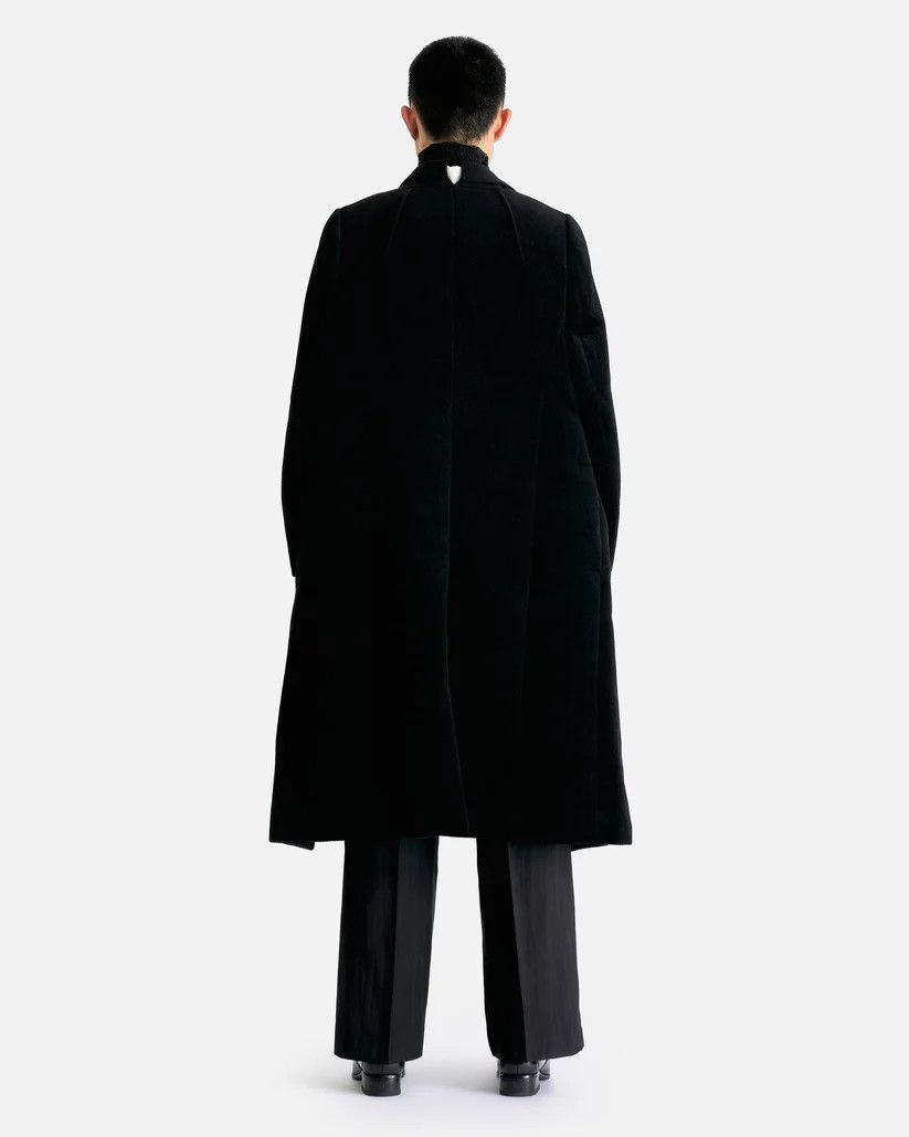 Junya Watanabe o1s1v1r1oon0925 Angora Shoulder Robed Jacket in Black Size US M / EU 48-50 / 2 - 4 Thumbnail