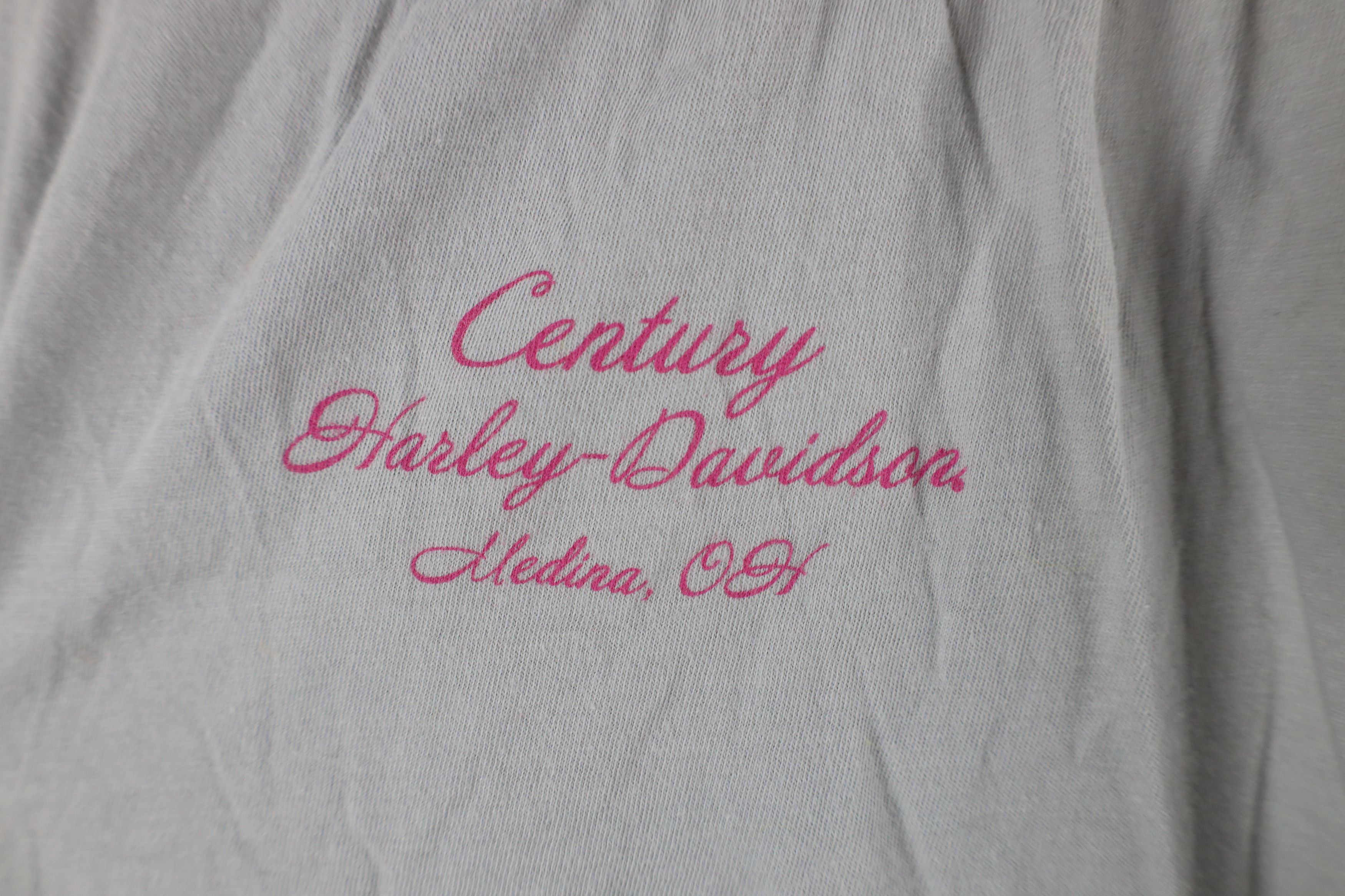 Harley Davidson × Vintage Vintage Harley Davidson Tribal Rose Flower Tank Top T-Shirt Size M / US 6-8 / IT 42-44 - 9 Thumbnail