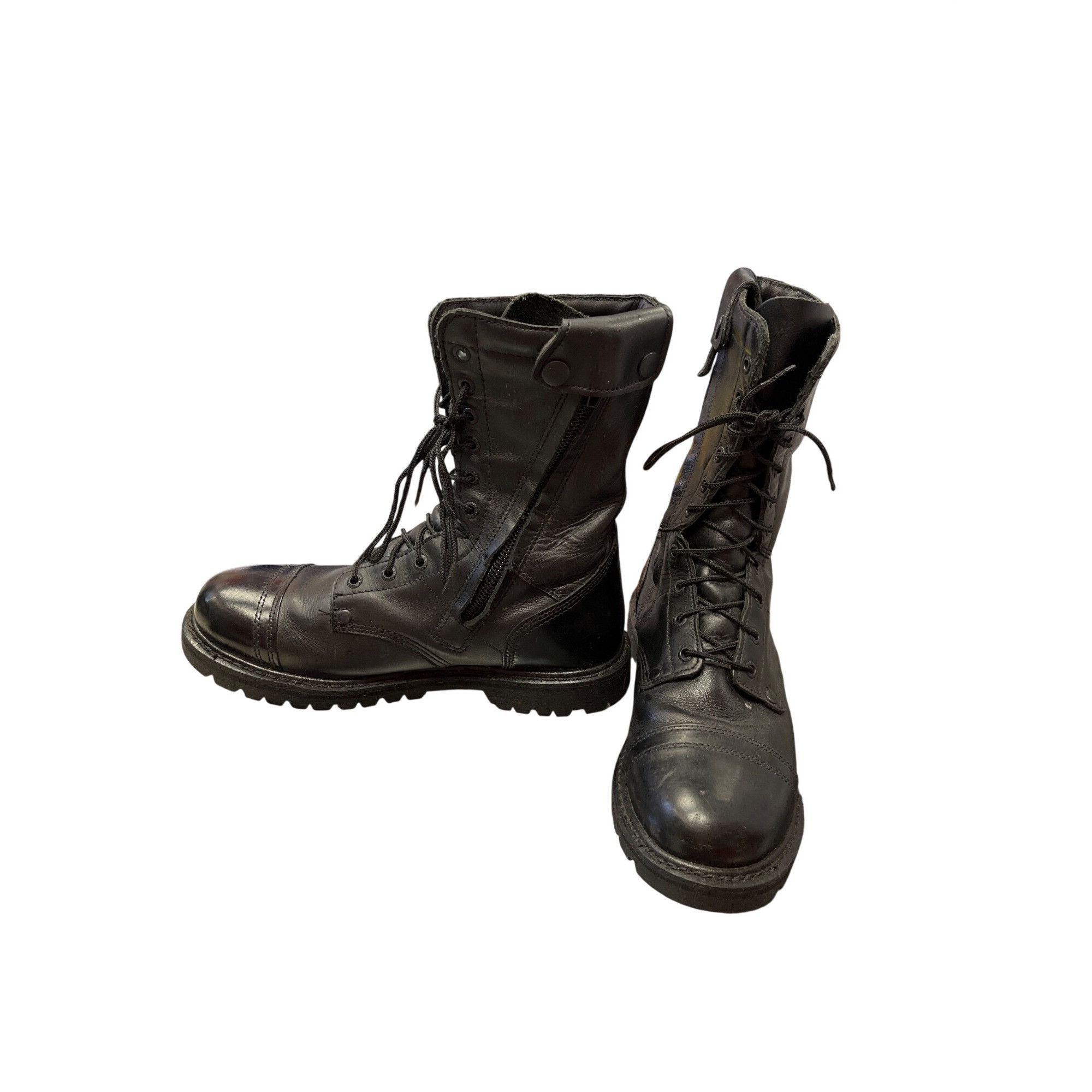 Other Rocky Mens black leather paratroop moto mid calf boots sz 10 Size US 10 / EU 43 - 2 Thumbnail