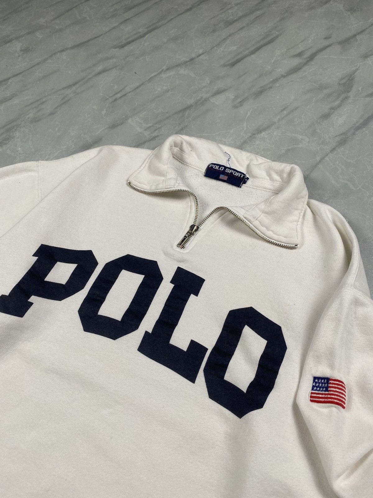 Polo Ralph Lauren Grail 90s Polo Sport Mariana Island Boxy Quarter Zip Size US L / EU 52-54 / 3 - 3 Thumbnail