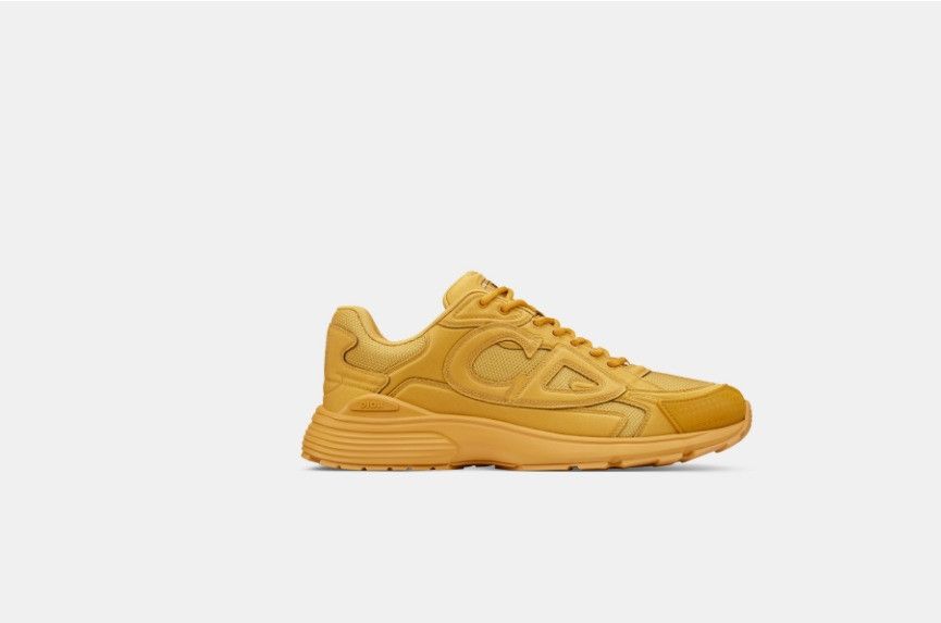 Dior × Stone Island o1w1db10325 3SN27 Low-Top Sneakers in Yellow Size US 9 / EU 42 - 1 Thumbnail