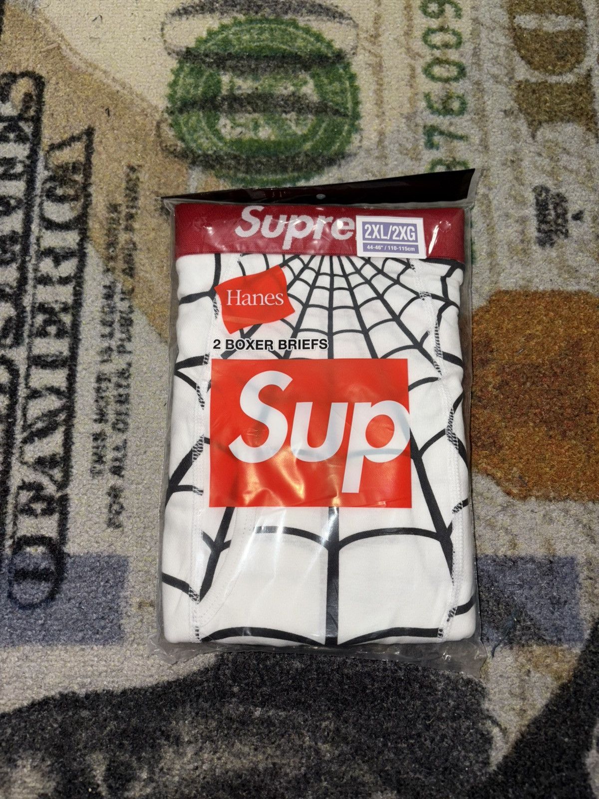 Hanes × Supreme Supreme Hanes Spider-Man Boxer Briefs (2 Pack) Size ONE SIZE - 1 Thumbnail