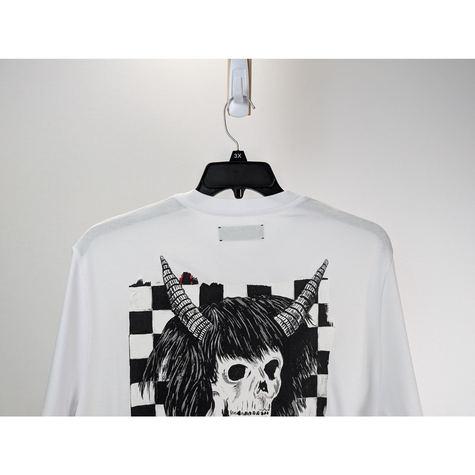 Amiri o1rshd1 Q:4 / Wes Lang Wes Lang Checker Skull Tee T-shirt Size US M / EU 48-50 / 2 - 10 Thumbnail
