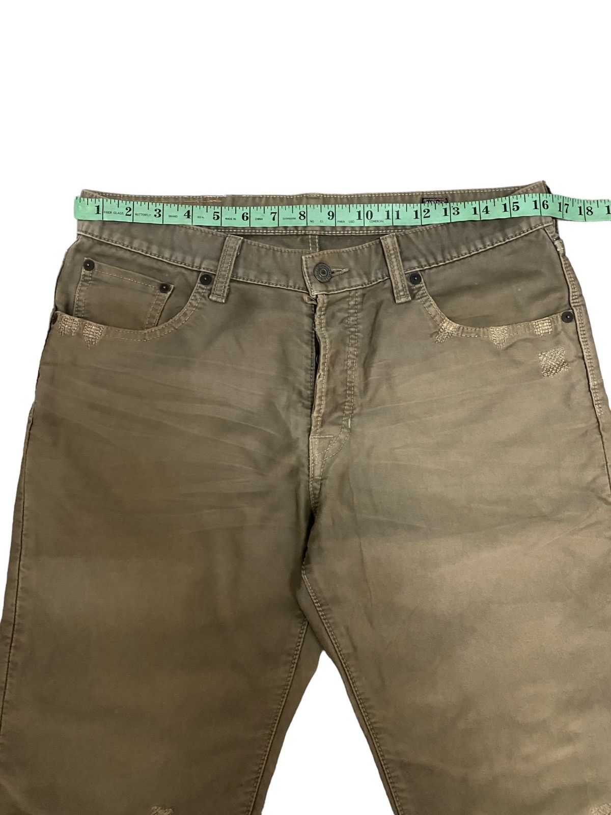 Japanese Brand × Vintage Vintage Bartack Japanese Distress Pants Size US 32 / EU 48 - 18 Thumbnail