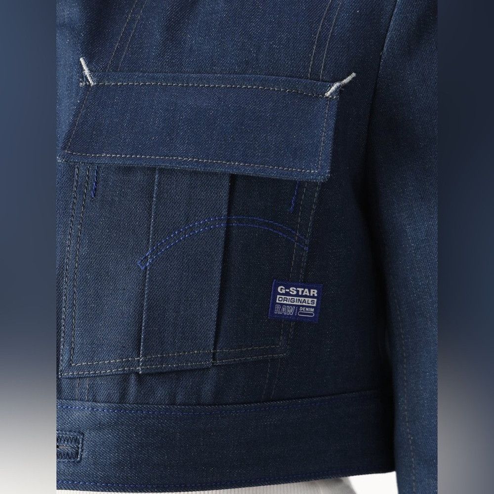 G-Star G-Star RAW Originals 3D Selvedge Cropped Jacket NWT Raw Den Size S / US 4 / IT 40 - 4 Thumbnail