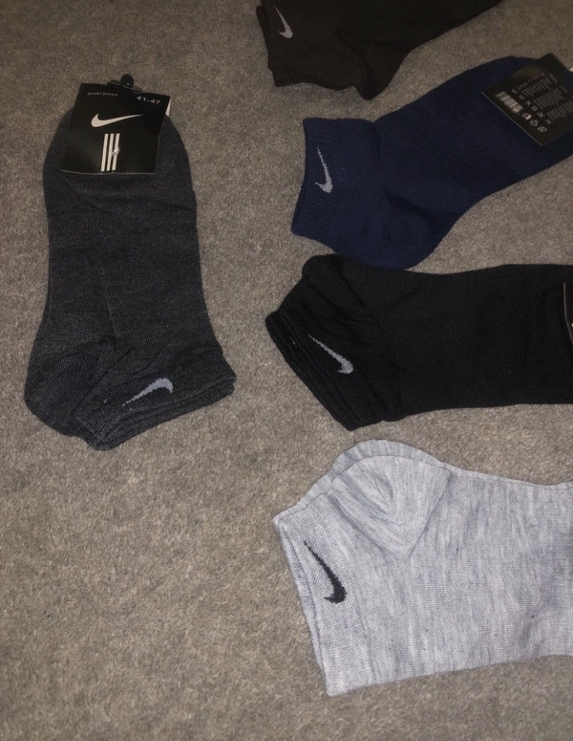 Nike New 5 Pairs Nike Socks Size 41-47 Size ONE SIZE - 2 Thumbnail