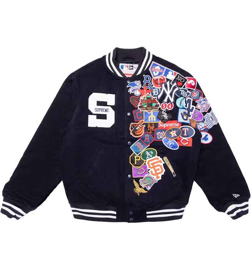 Supreme PONYHAIR VARSITY JACKET | Grailed