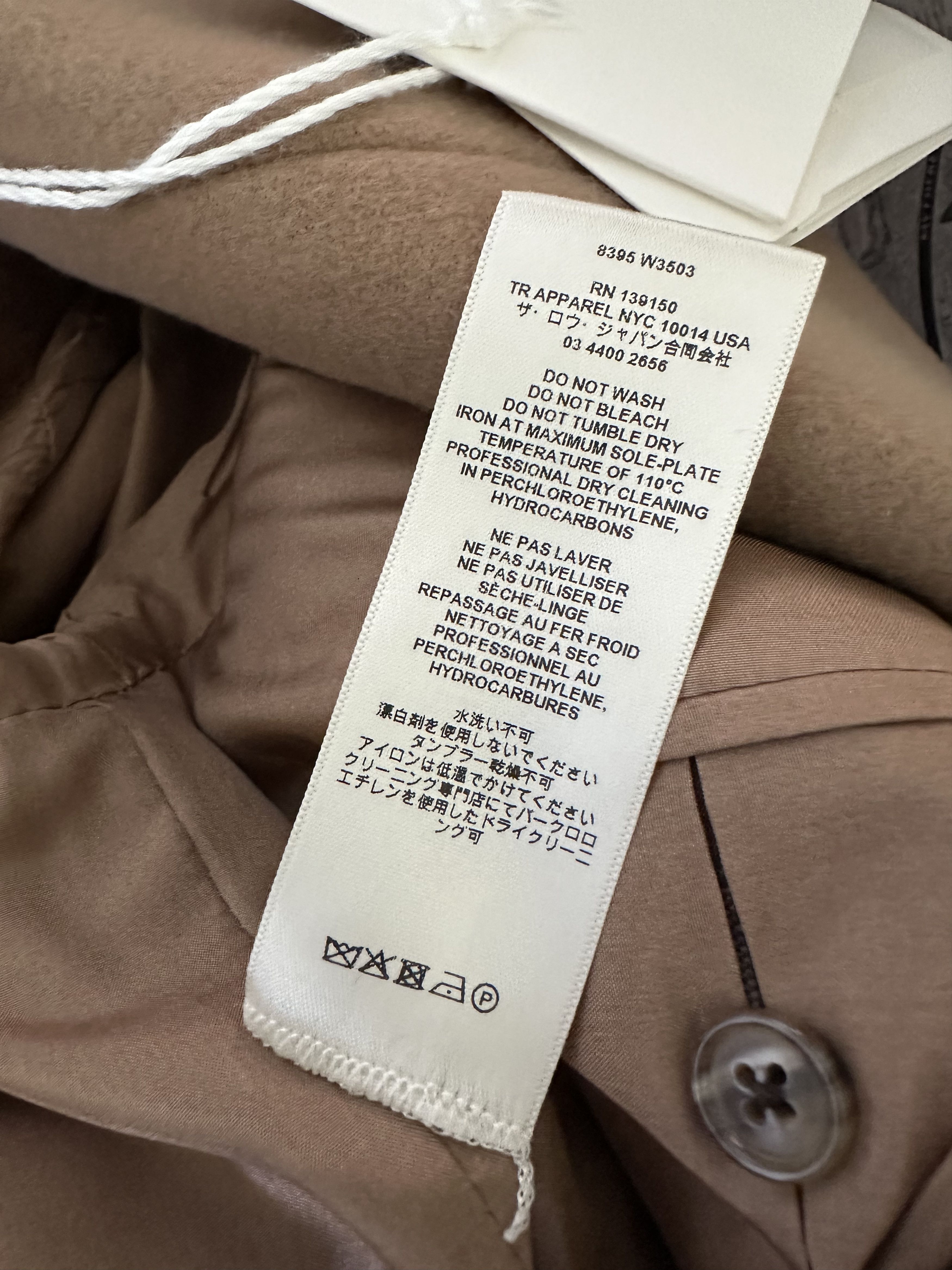 The Row The Row – Duras 100% Wool Coat in Camel (US 8 / M) Size M / US 6-8 / IT 42-44 - 11 Thumbnail