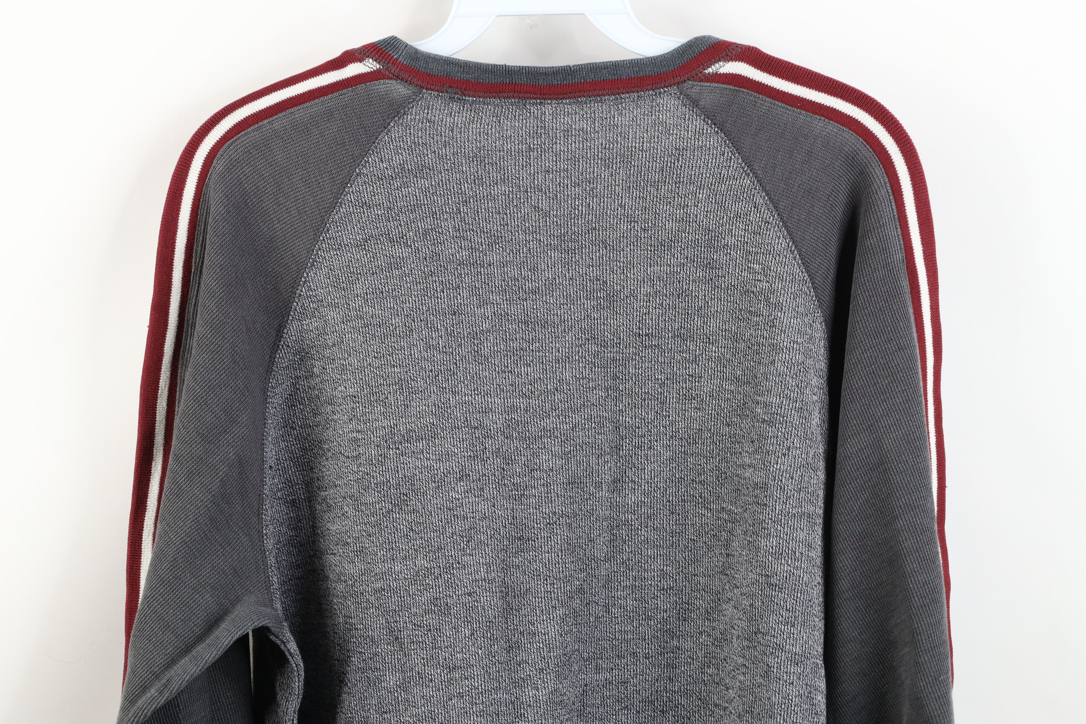 Vintage Vintage 90s Y2K Streetwear Ribbed Thermal Knit T-Shirt Size US L / EU 52-54 / 3 - 10 Thumbnail