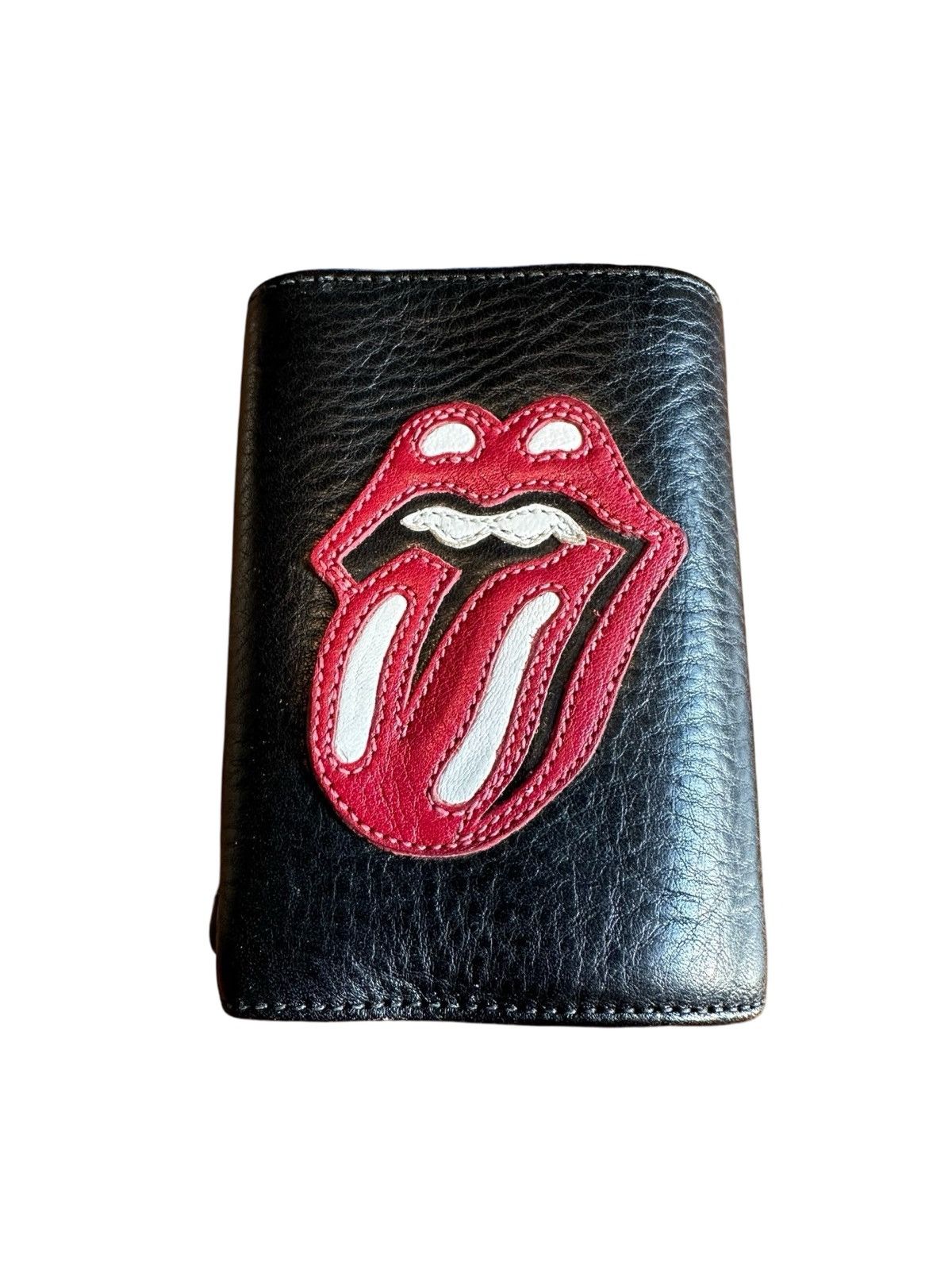 Chrome Hearts × The Rolling Stones Red tongue tri fold wallet Size ONE SIZE - 1 Thumbnail