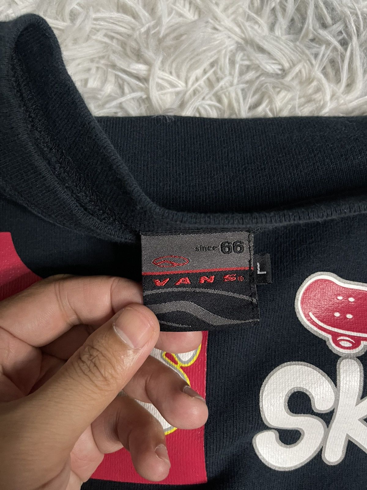 Vans VANS Vintage (Y2K) Skateboard SK8 '02 Block Letter Crewneck Size US L / EU 52-54 / 3 - 6 Thumbnail