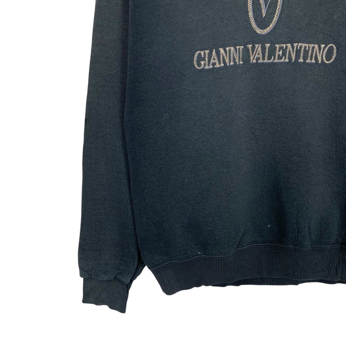 Gianni Valentino 90’s GIANNI VALENTINO Faded Black Sweatshirt #3569-C163 Size US M / EU 48-50 / 2 - 5 Thumbnail