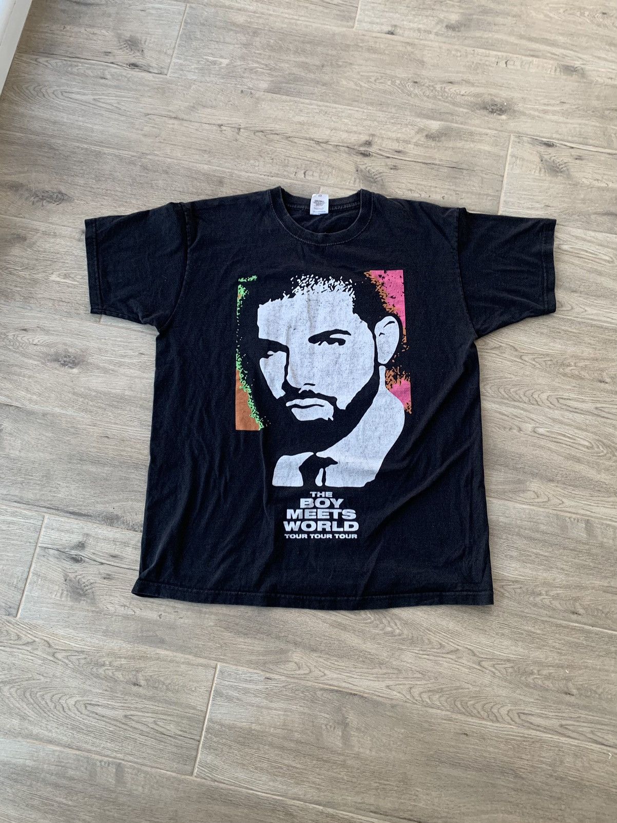 Drake × Rap Tees × Vintage 🔥DRAKE THE BOYS MEET WORLS TOUR TEE Size US M / EU 48-50 / 2 - 2 Thumbnail