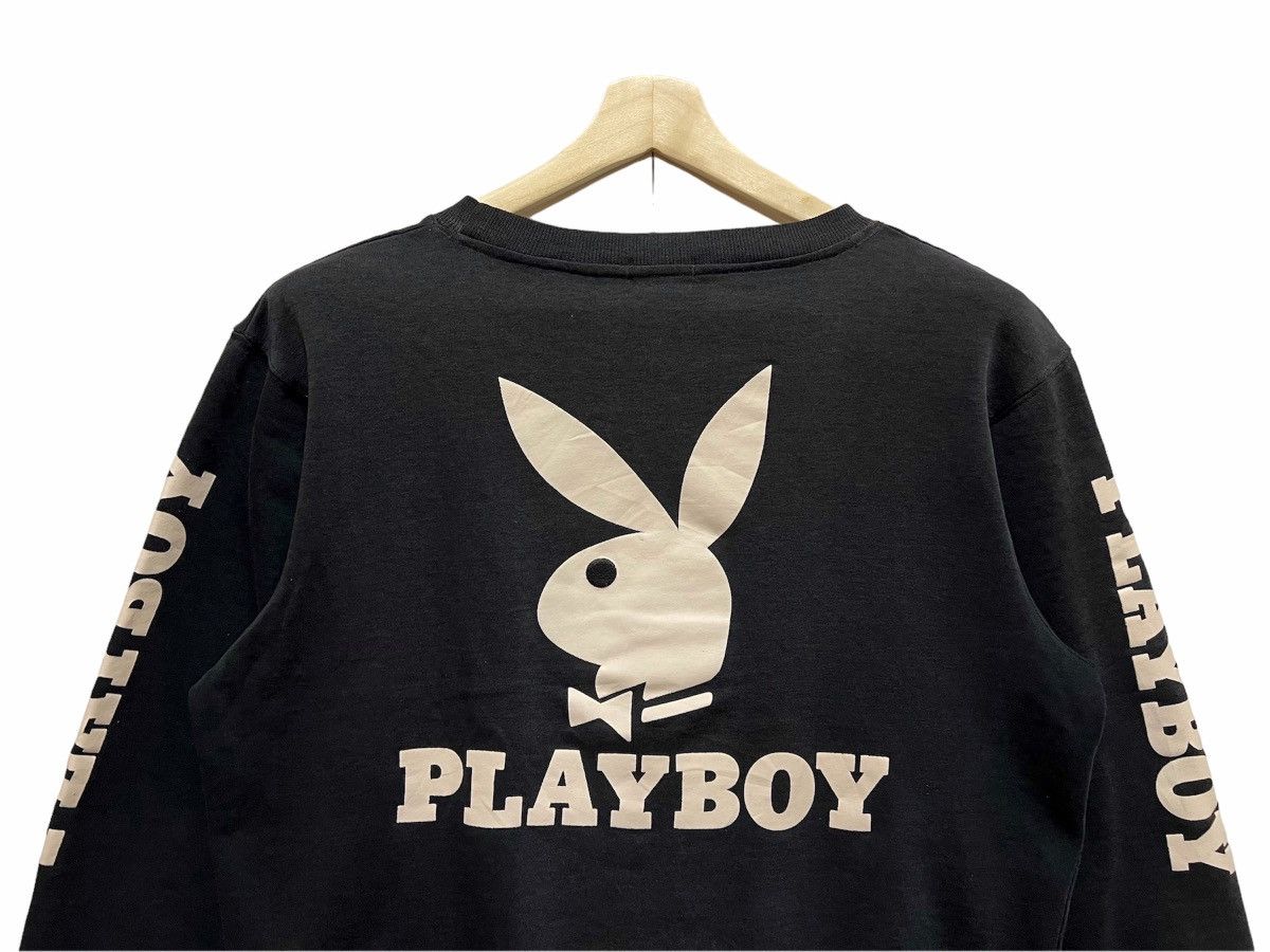 Playboy × Vintage Vintage 90s PLAYBOY Big Logo Crewneck Sweatshirt Size L Size US L / EU 52-54 / 3 - 15 Thumbnail