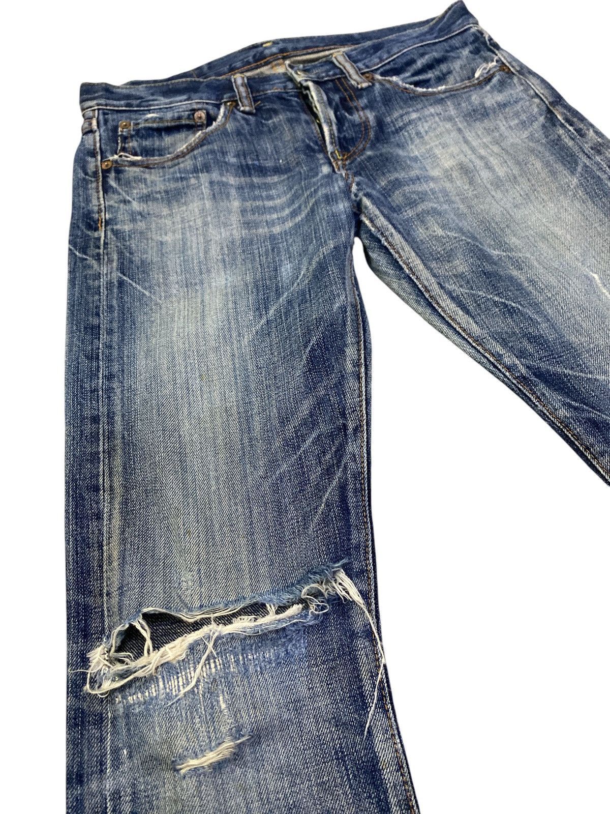 Eternal × If Six Was Nine × Vintage Vintage Eternal Skinny Jeans Distressed Denim Size US 30 / EU 46 - 4 Thumbnail