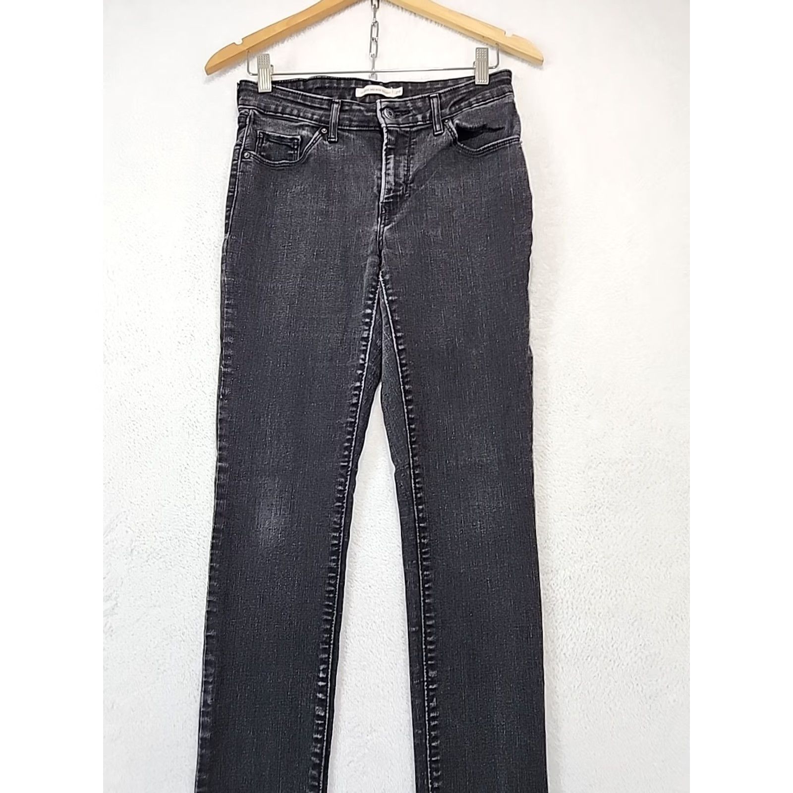 Levi's Levi’s Jeans Women’s Size 29 Black Classic Mid-Rise Skinny Stretch Denim School Shirt Pants? Size 29" - 4 Thumbnail