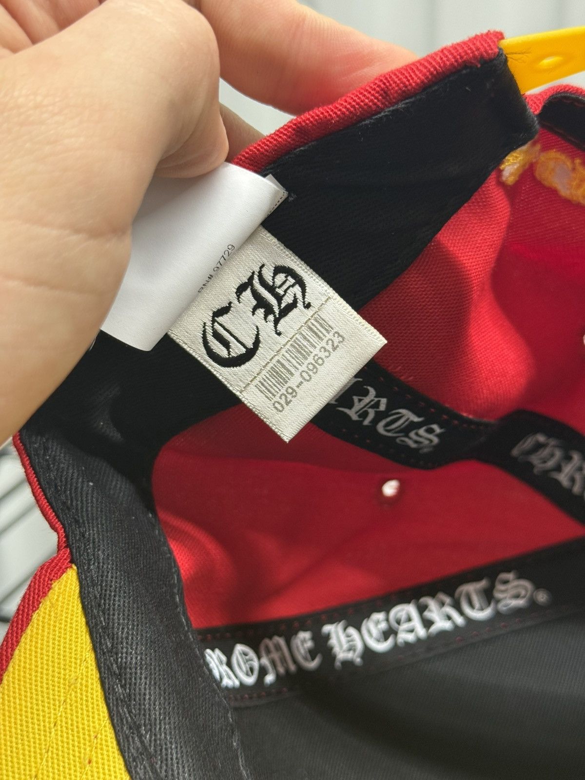 Chrome Hearts Chrome Hearts CH hat red/yellow Size ONE SIZE - 9 Thumbnail