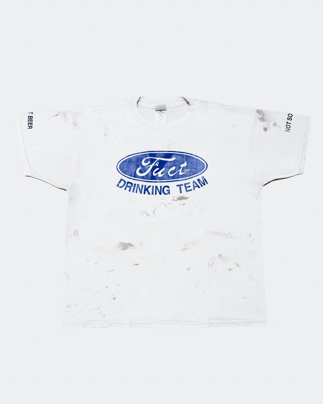 FUCT Thrashed 2000 FUCT Drinking Team Short Sleeves Size US XL / EU 56 / 4 - 1 Thumbnail