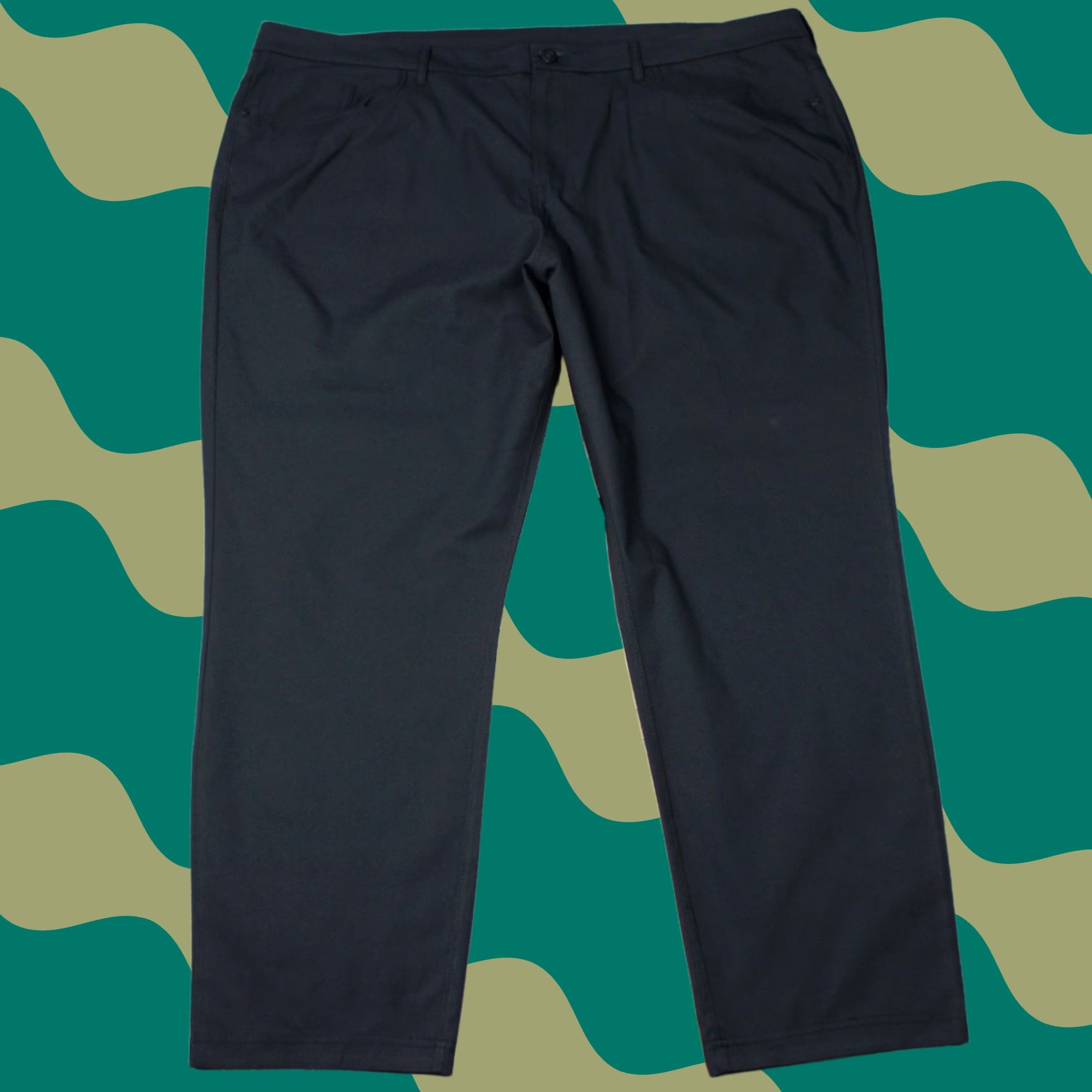 Vintage Public Rec Pants Mens 44x30 Black Gamechanger Performance Polyester Straight Leg Regular Inseam 30 Size US 44 / EU 60 - 1 Thumbnail