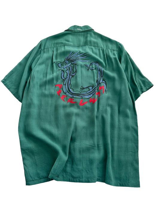 Visvim Sz2 Dragon Paint Free Edge Rayon Shirt | Grailed