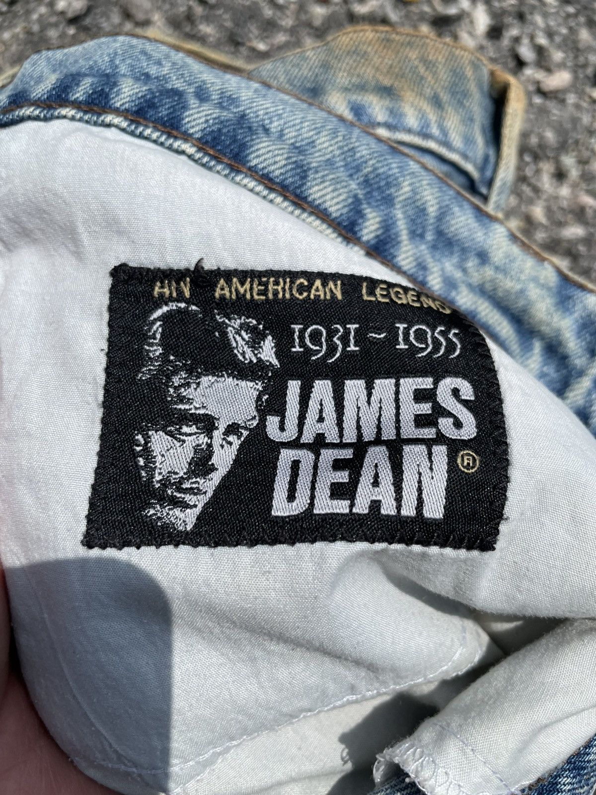 Vintage RARE🔥 Disstressed Denim James Dean Pants Size US 29 - 9 Thumbnail