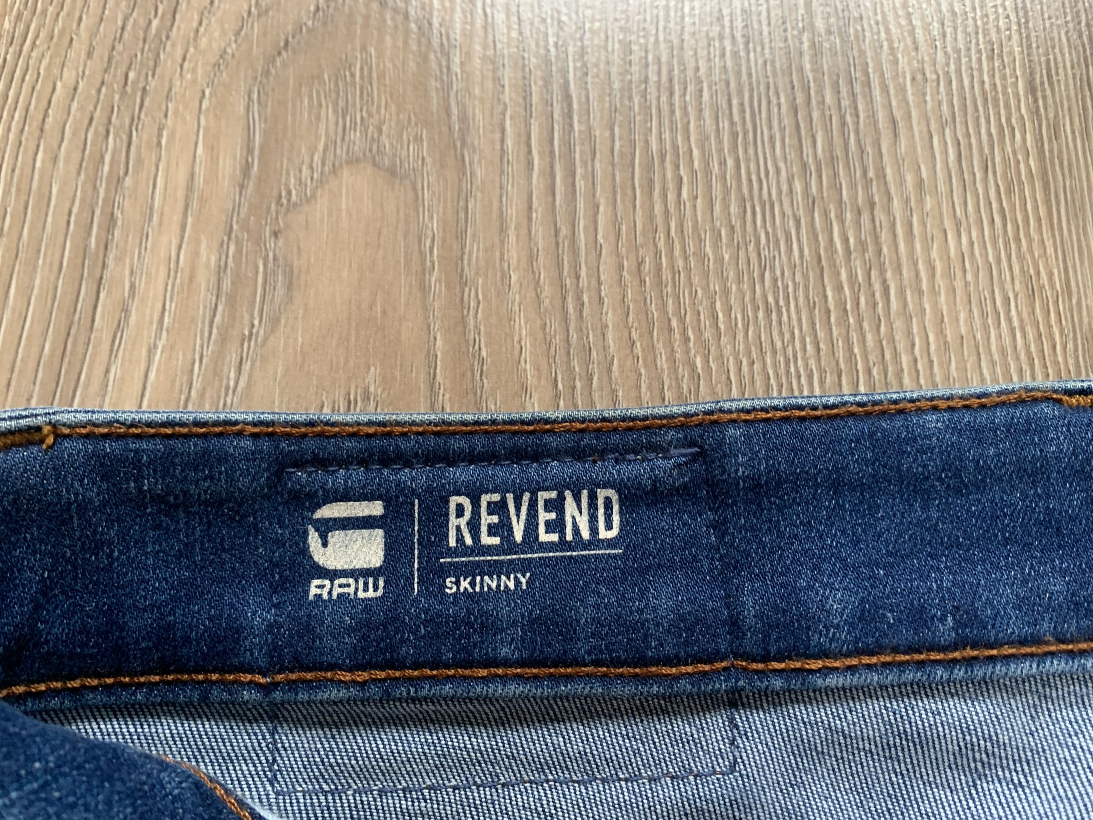 G-Star G-Star Raw Revend Blue Skinny Jeans Size US 32 / EU 48 - 9 Thumbnail