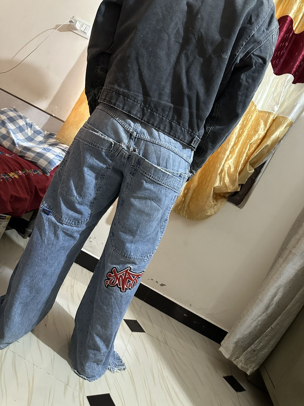 JNCO Rare JNCO Baggy – Double-Waistband, 90s Grunge Style Size US 34 / EU 50 - 12 Thumbnail
