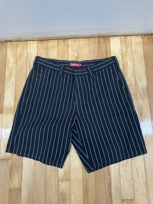 Supreme Supreme Work Short Pinstriped | Grailed