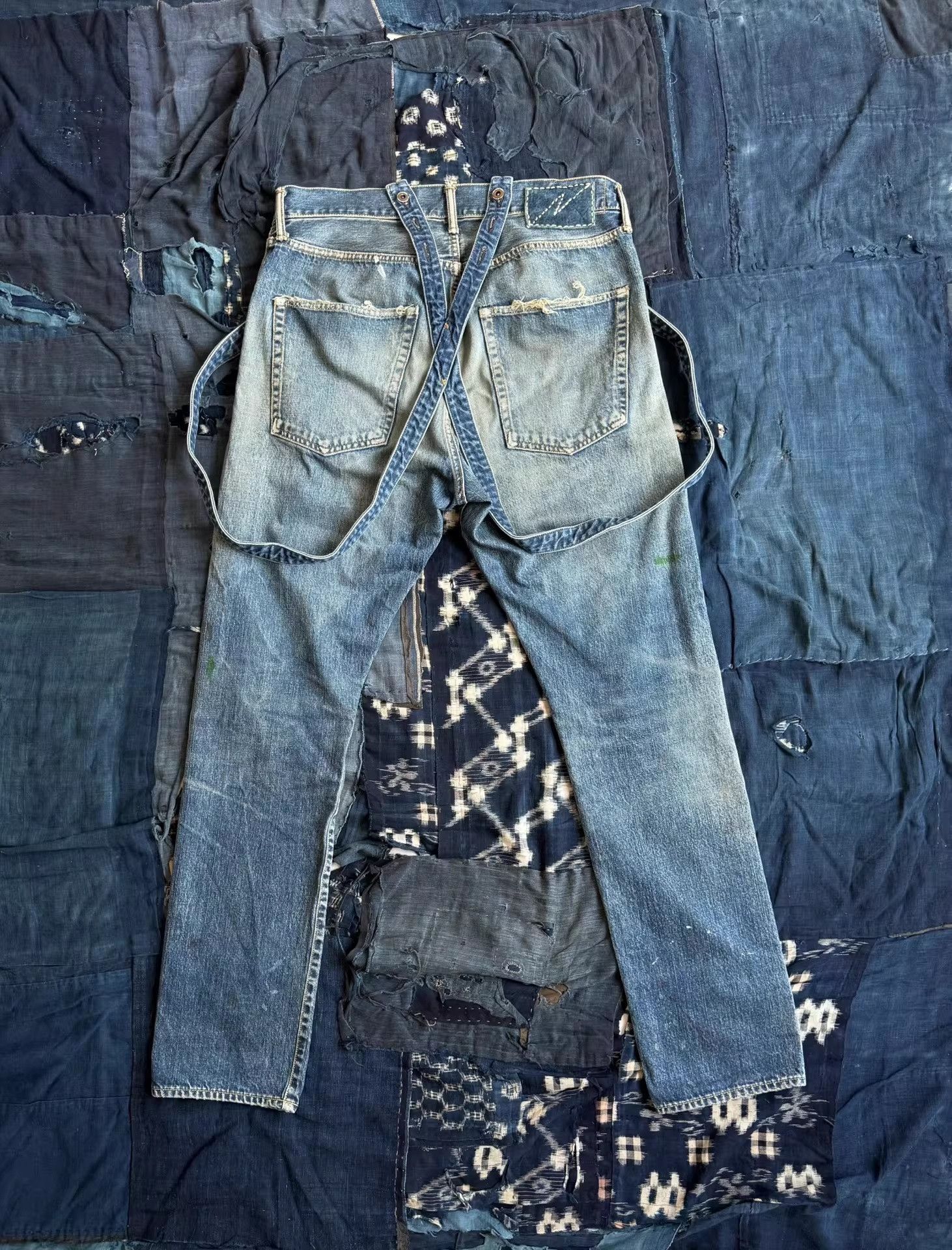 Visvim VISVIM 19AW TRAVAILLER BRACES DRY DENIM Size US 41 - 2 Thumbnail